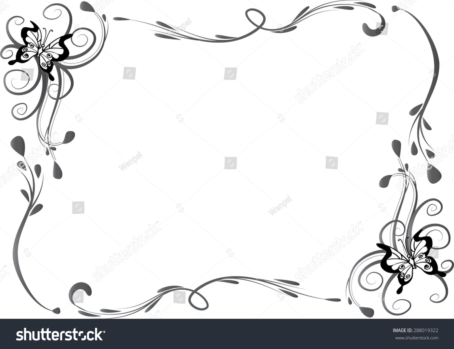 Free Free 272 Butterfly Border Svg SVG PNG EPS DXF File