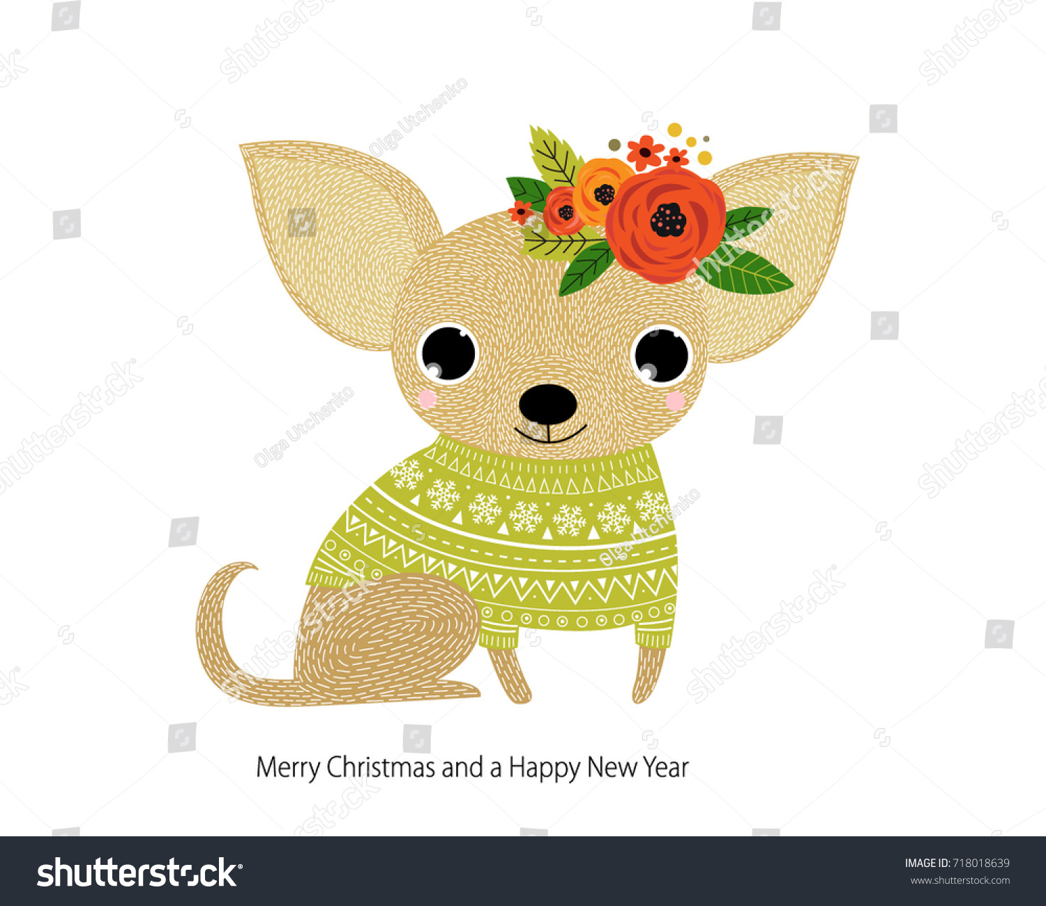 Vector Little Dog Chihuahua Doggy 