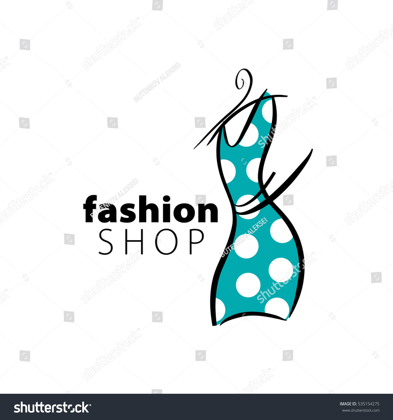 Vector Logo Fashion Stock Vector 535154275 - Shutterstock