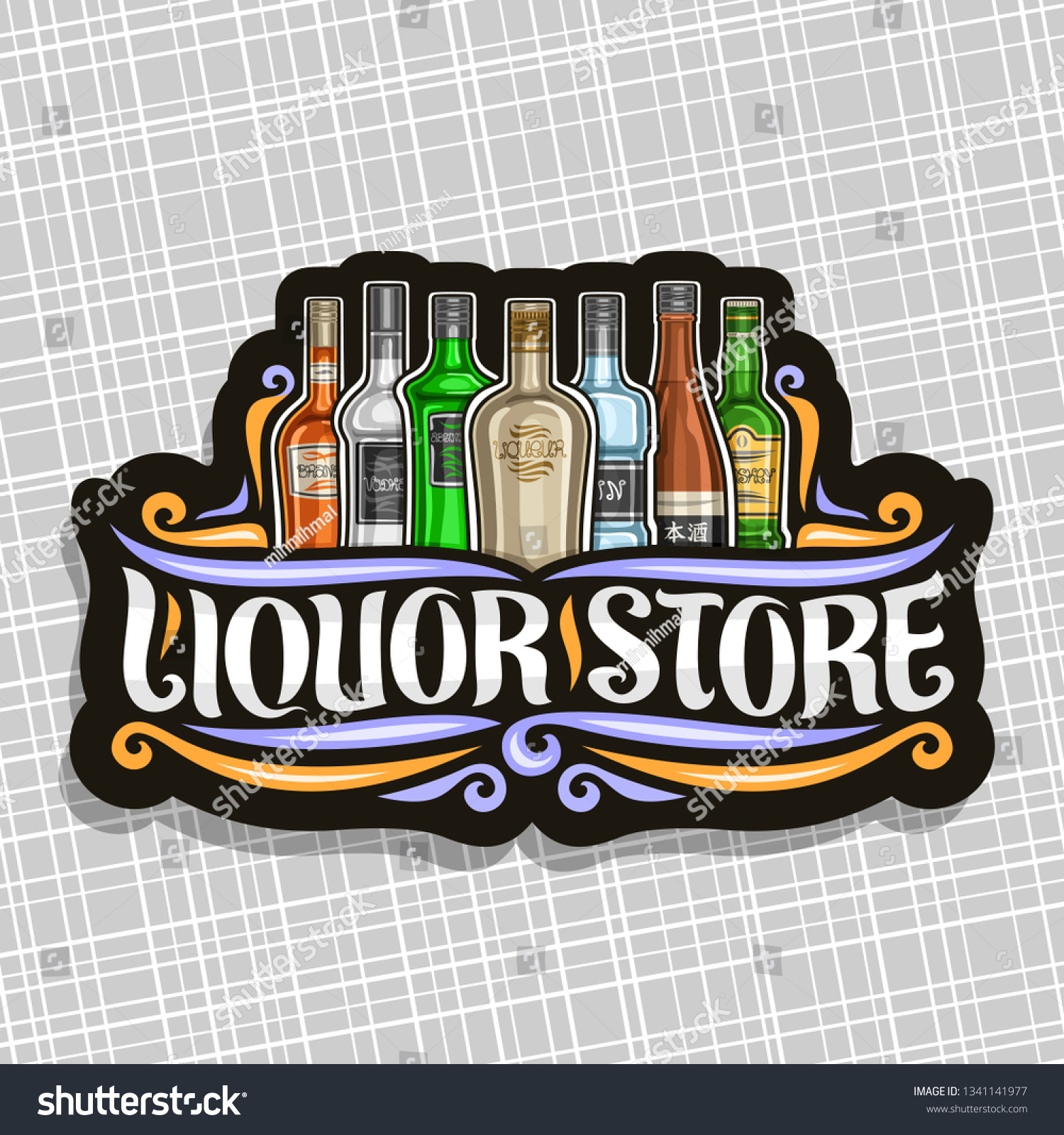 2,326 Liquor store Stock Vectors, Images & Vector Art | Shutterstock