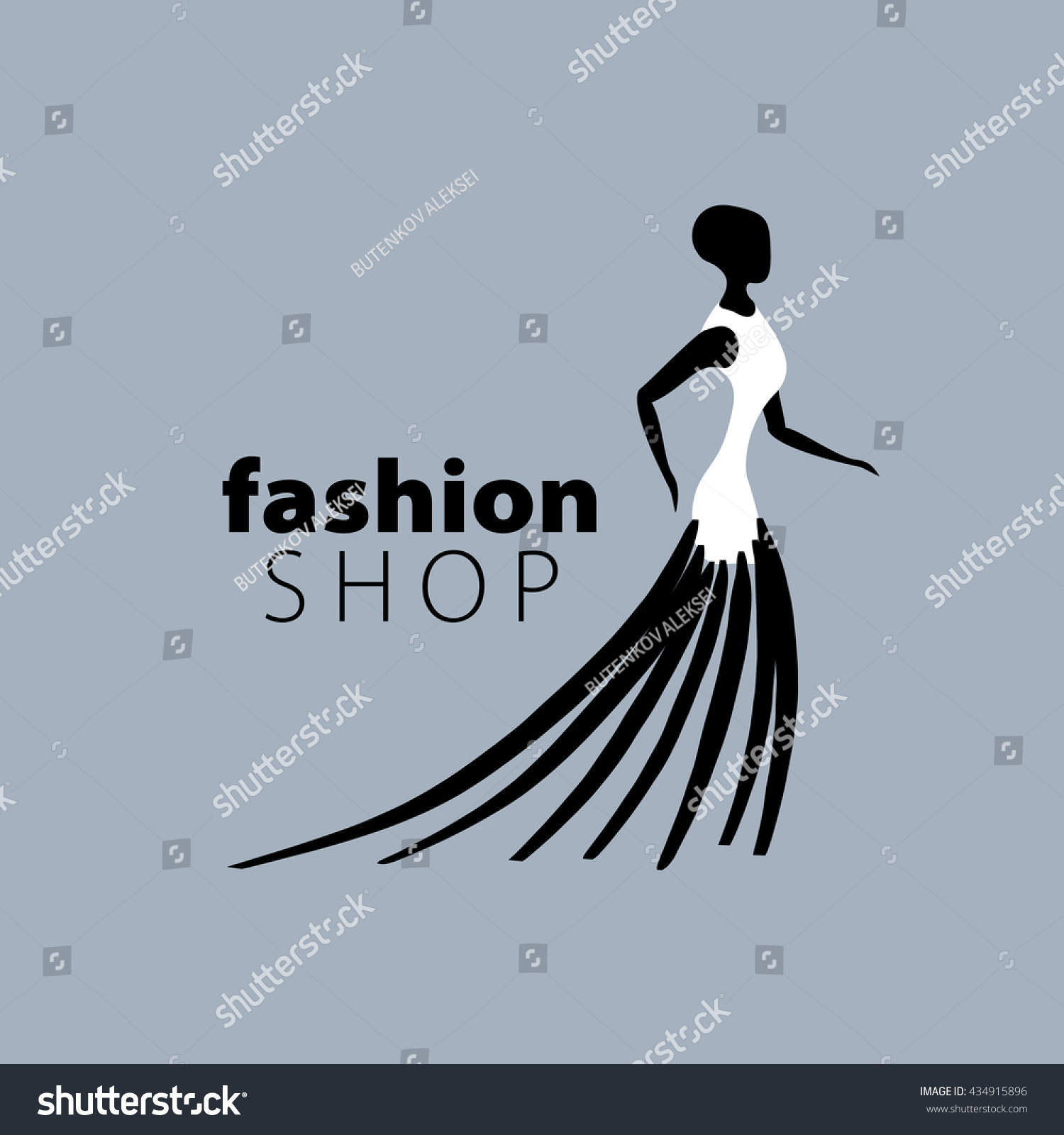 Vector Logo Girls Stock Vector (Royalty Free) 434915896 | Shutterstock
