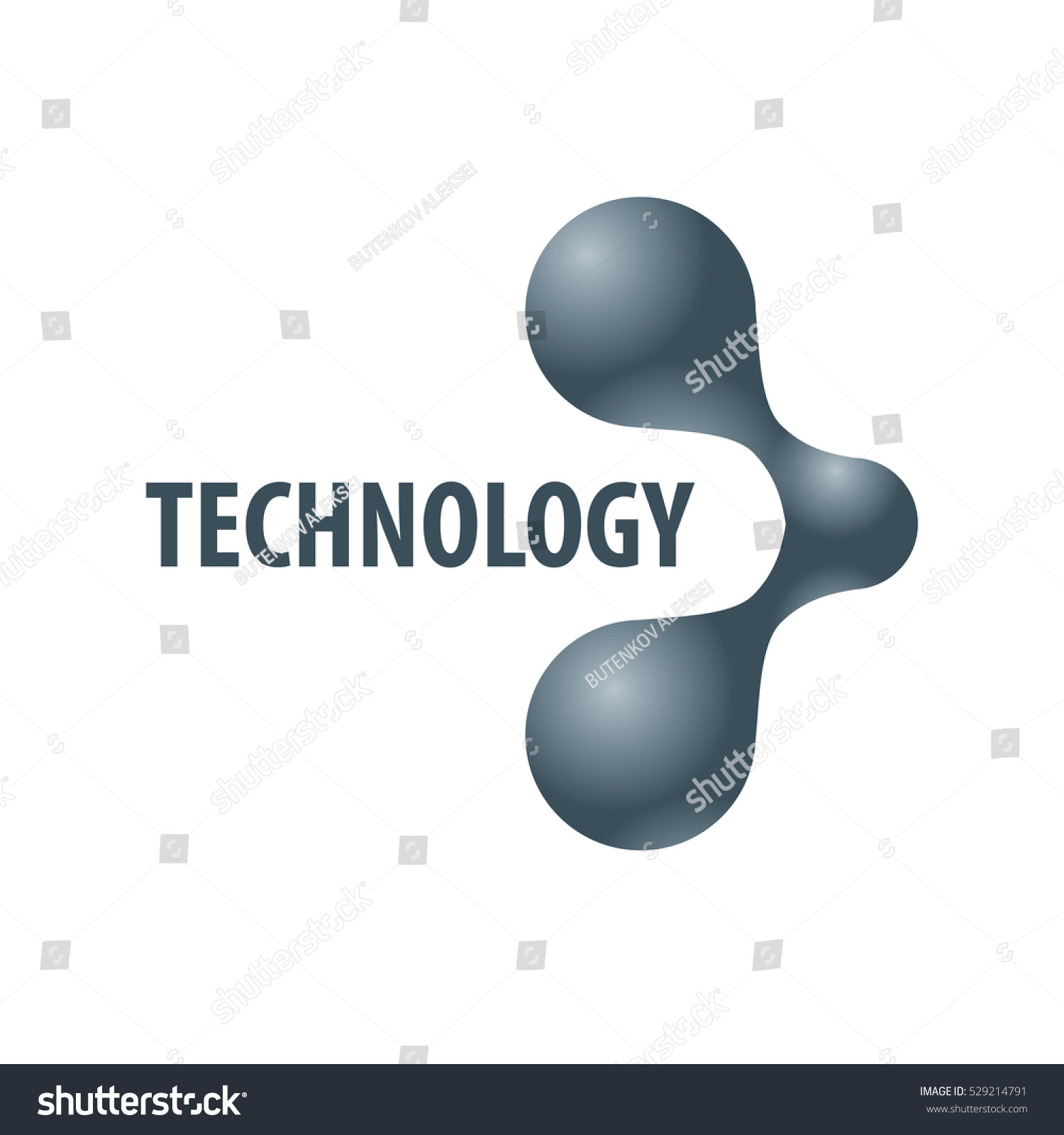 Vector Logo Technology Stock Vector 529214791 - Shutterstock