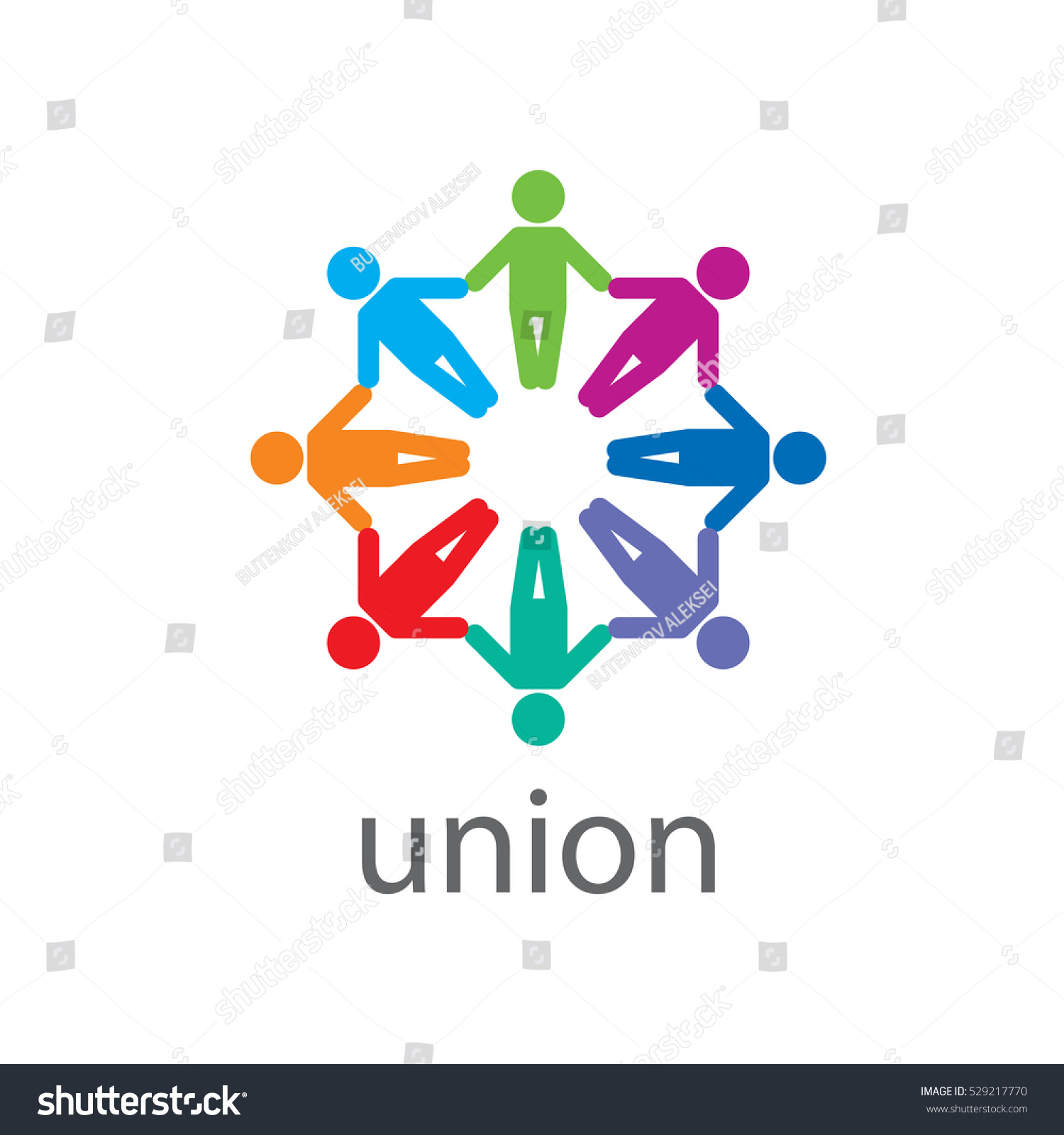 Vector Logo Union Stock Vector Royalty Free 529217770