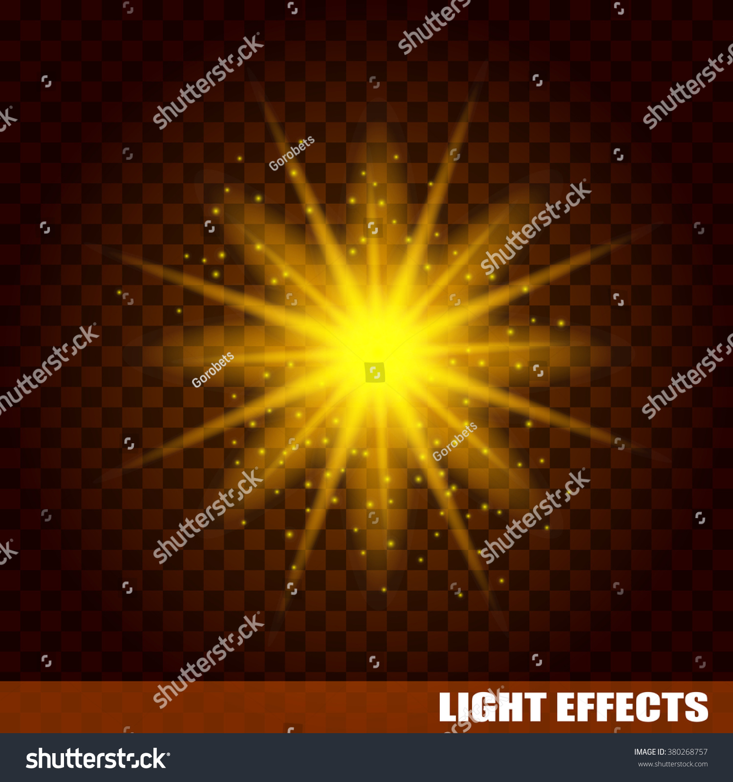 Vector Magic Light Effect Bright Vector Stock Vector (Royalty Free ...