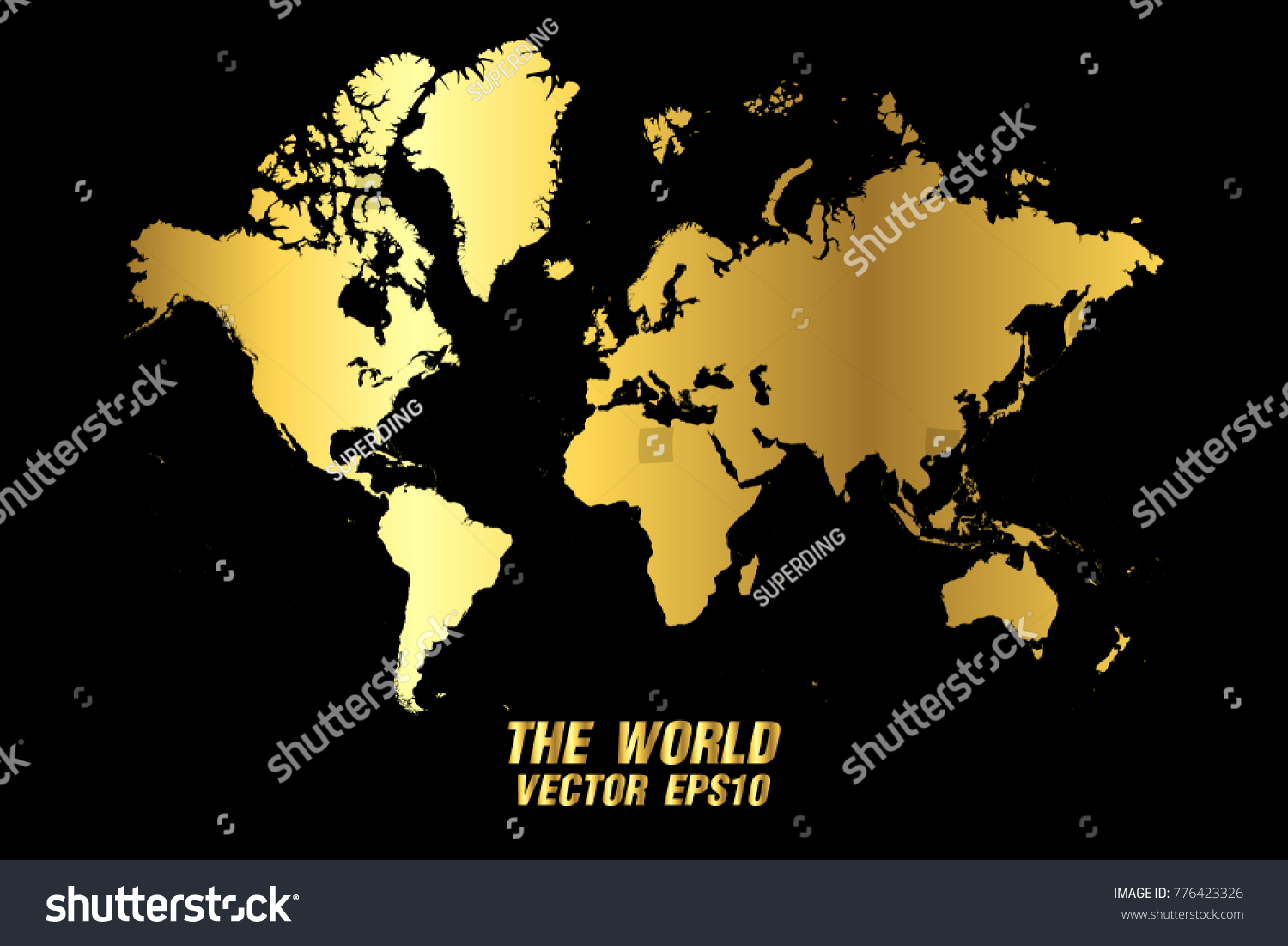 Vector Map Vector Gold Texture Map Stock Vector (Royalty Free ...