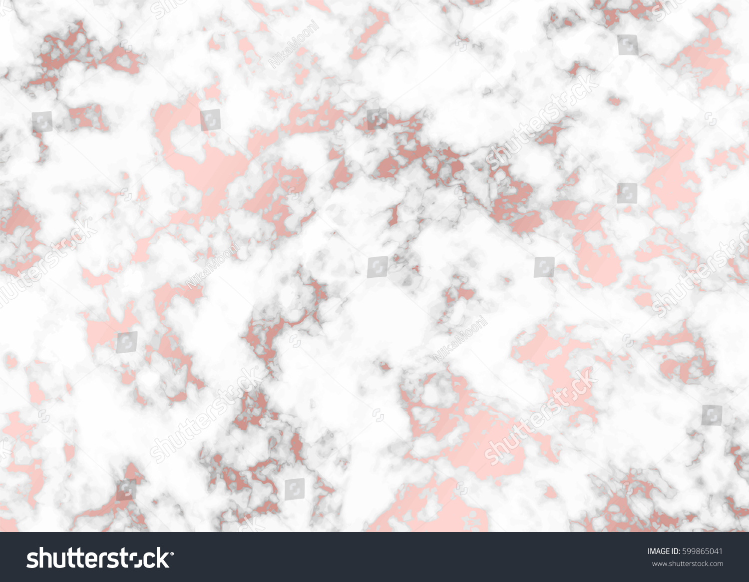 stock vector vector marble with rose gold background marble with rose gold texture trendy template for design 599865041
