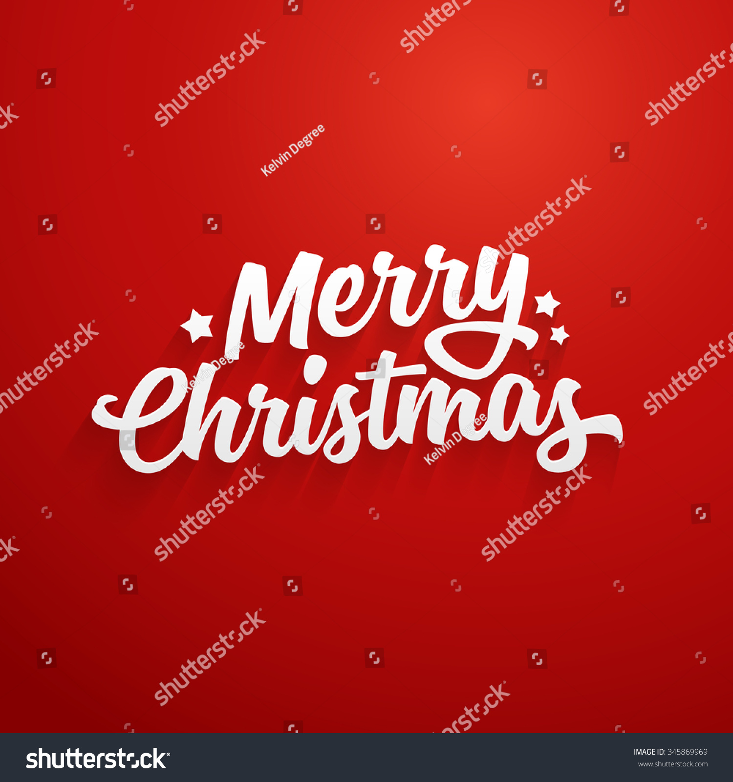 Vector Merry Christmas Lettering Greeting Card Stock Vector 345869969 Shutterstock Merry Greeting Card Template
