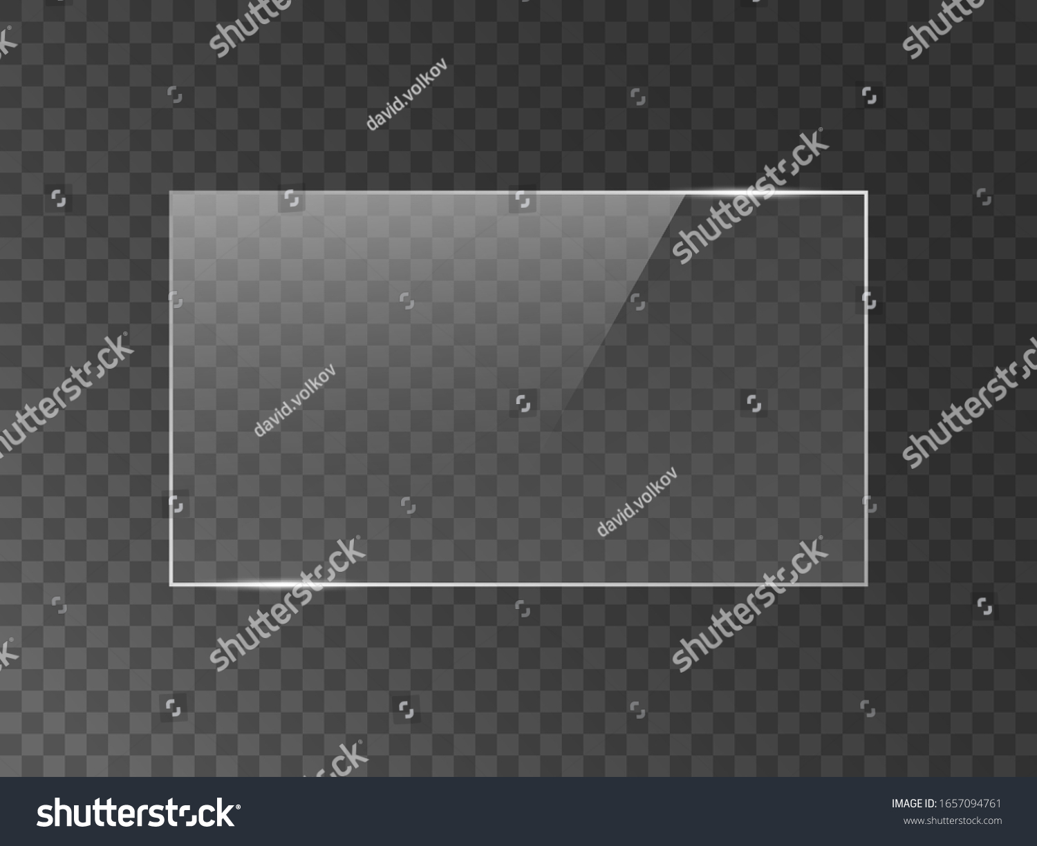 Vector Mirror Reflection Effect Texture Glass Stock Vector (royalty 