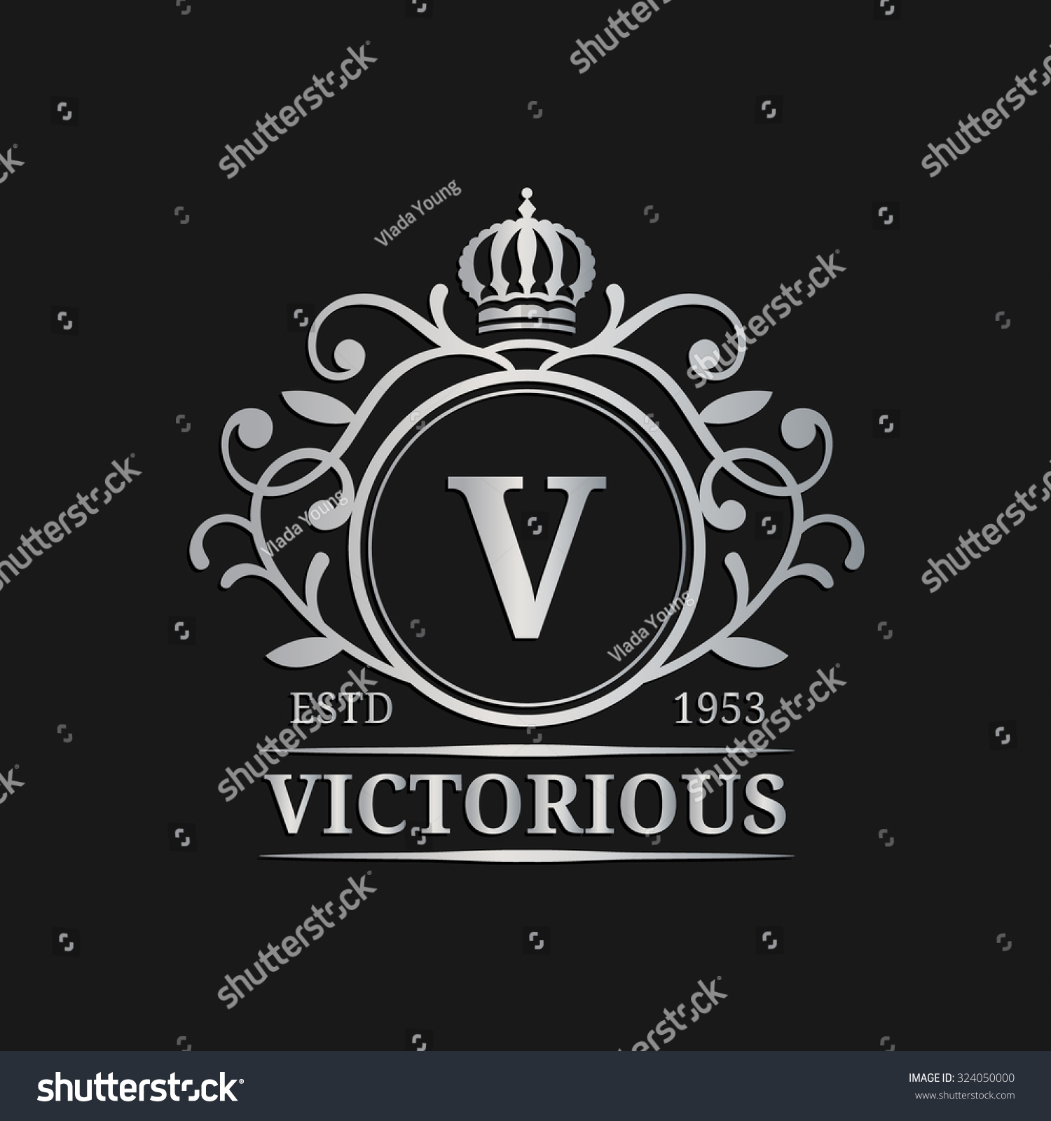 vector tattoo letter Vector Monogram Luxury Template Stock Letter Vector Logo