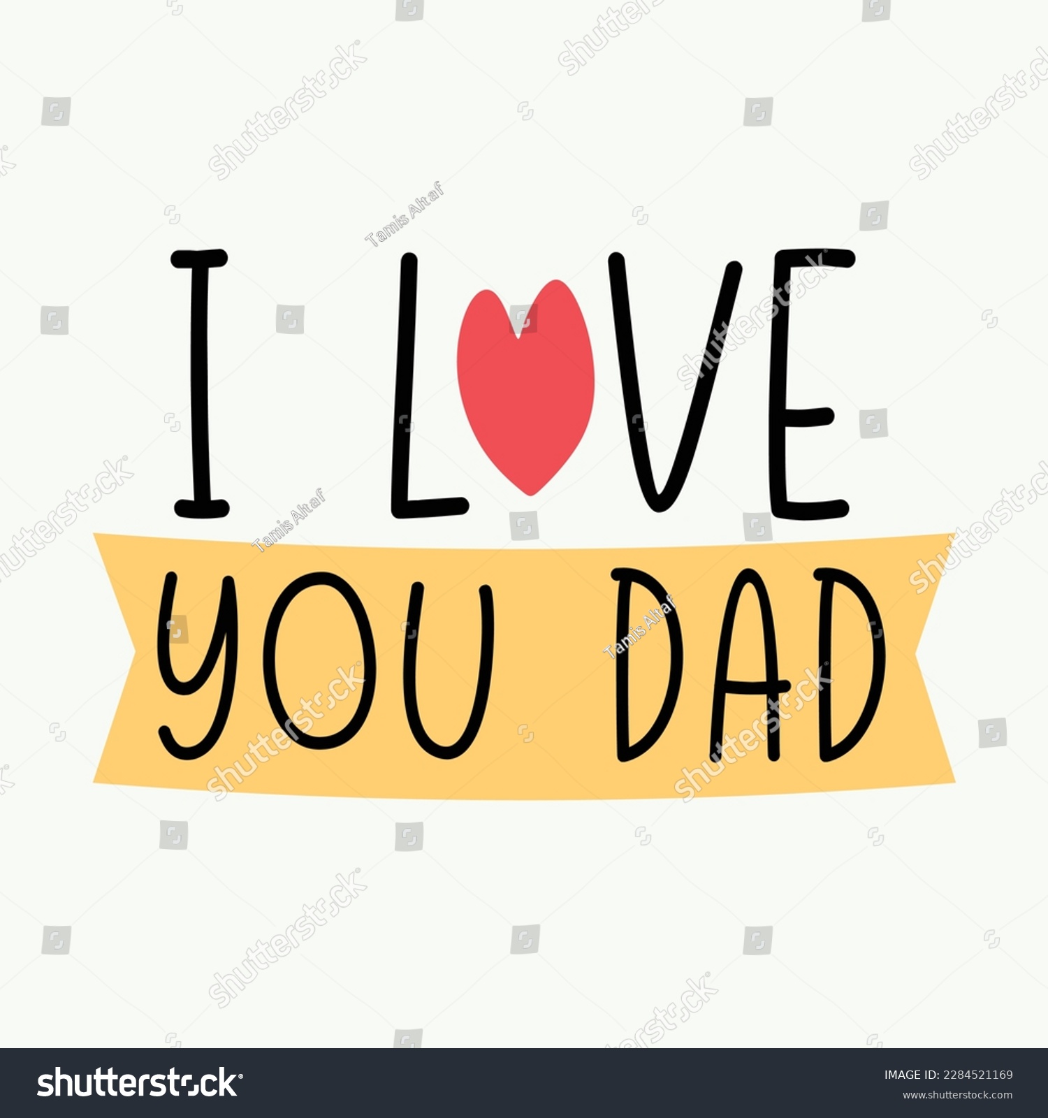 SVG of vector my dad is my here banner design and i love you dad and father day banner design svg