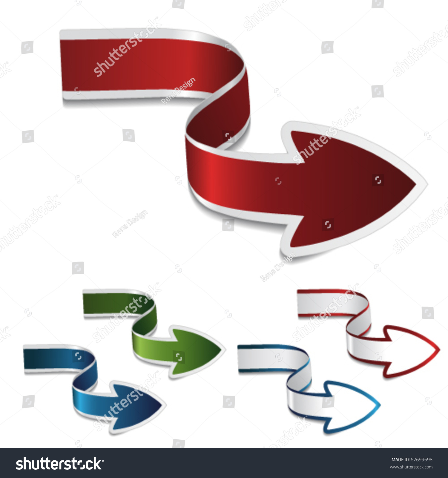 Vector Navigation Arrows - 62699698 : Shutterstock