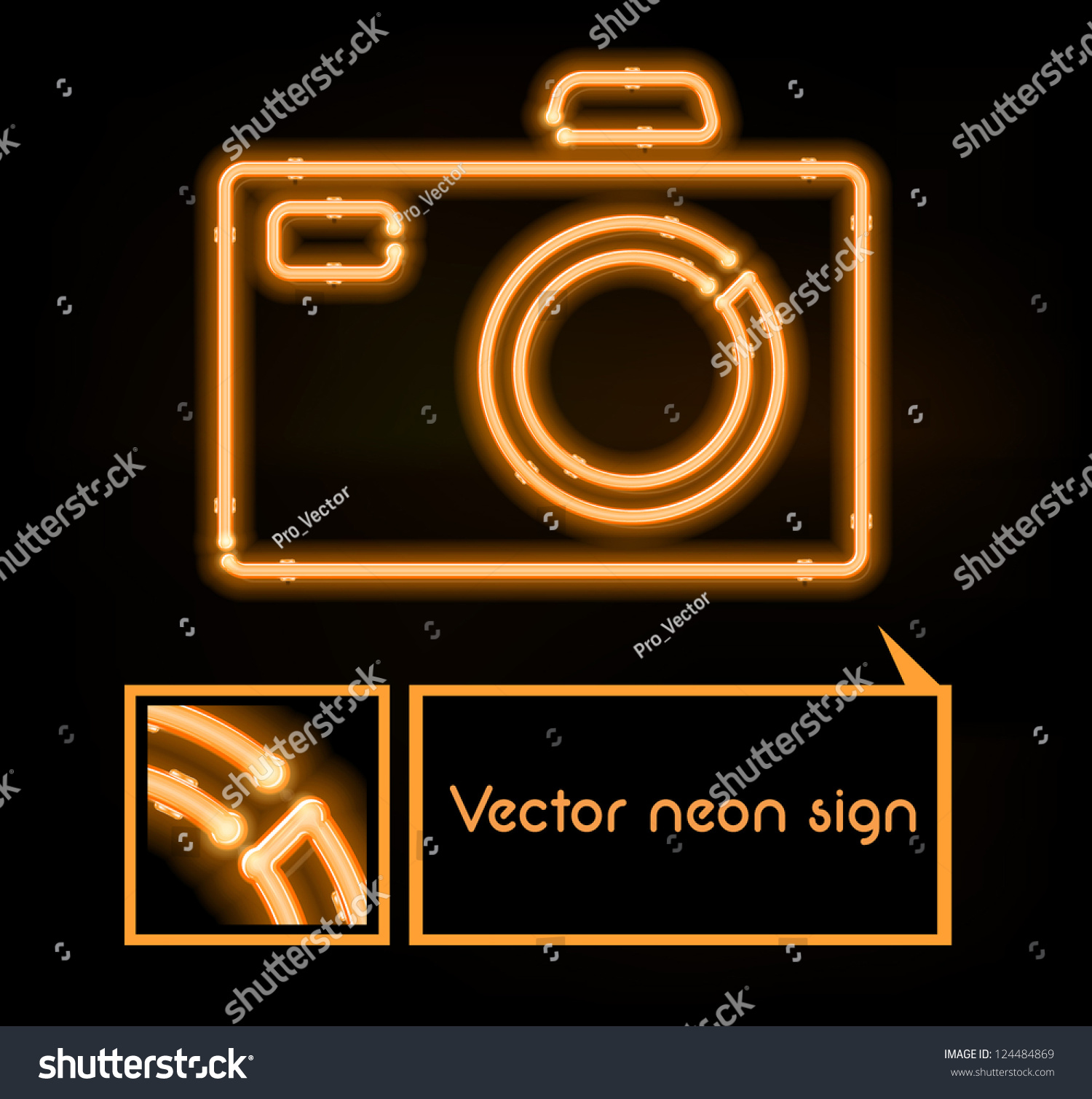 Vector Neon Sign Photo Studio Stock Vector Royalty Free 124484869 Vector Neon Sign Photo Studio Stock Vector Royalty Free 124484869