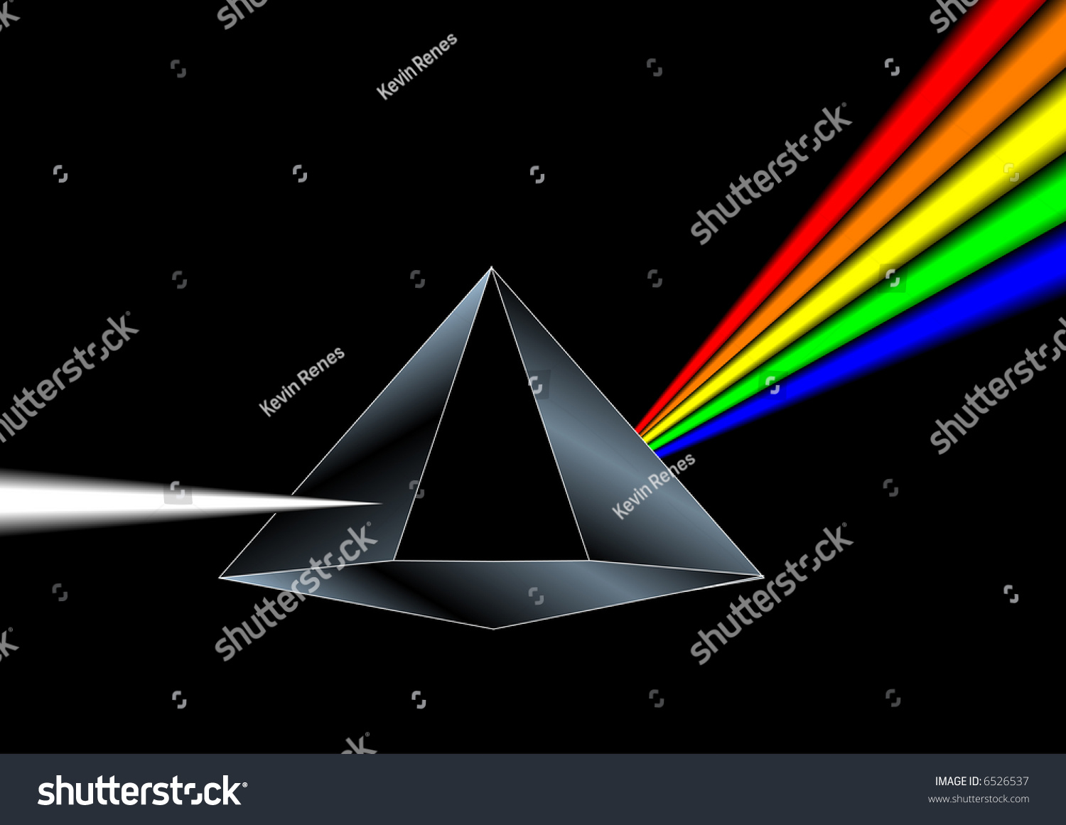 Vector Of A Prism - 6526537 : Shutterstock