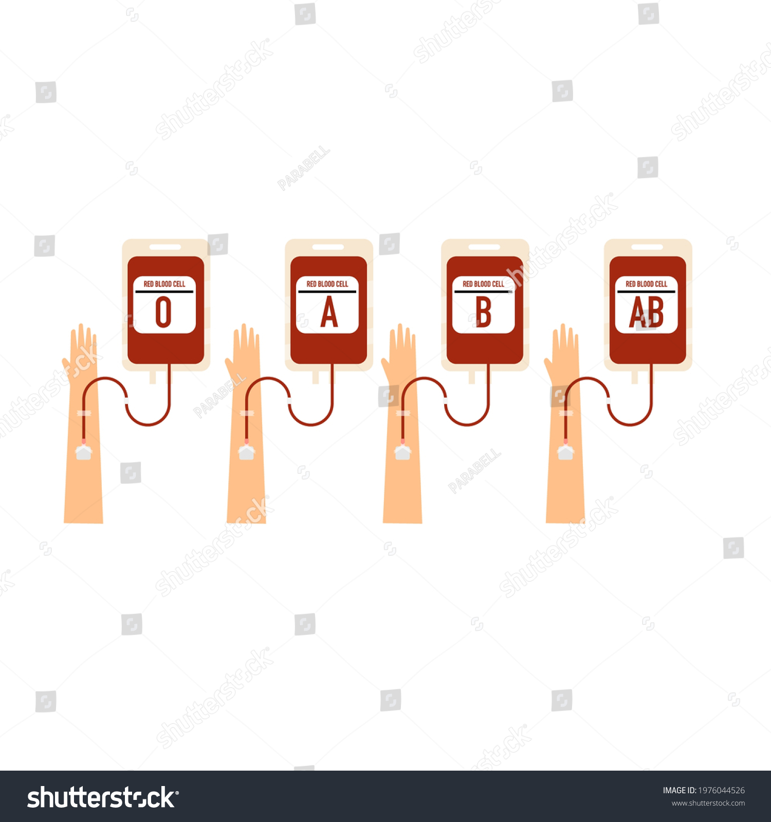 Vector Blood Transfusions Intravenous Blood Transfusions Stock Vector ...