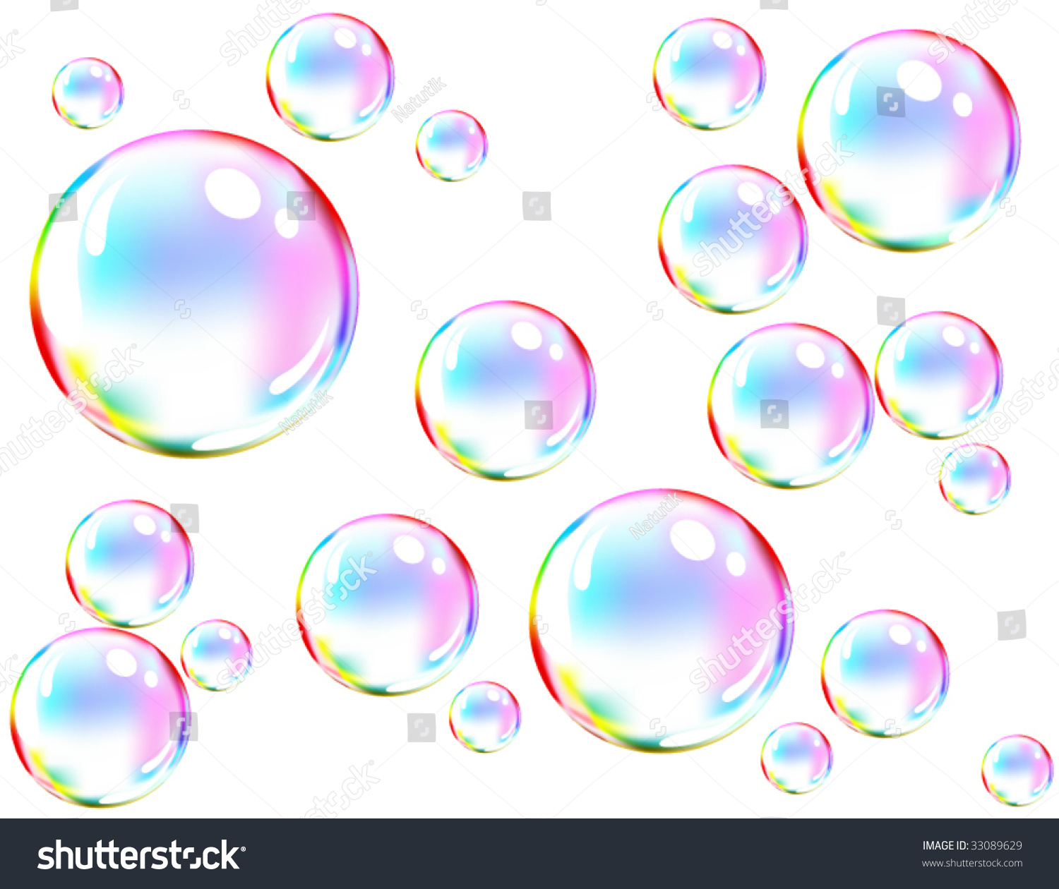 Download Vector Colored Soap Bubbles Stock Vector 33089629 ...