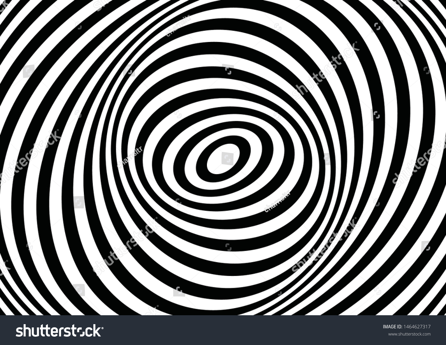 Vector 3d Twisted Circle Black White Stock Vector (Royalty Free ...