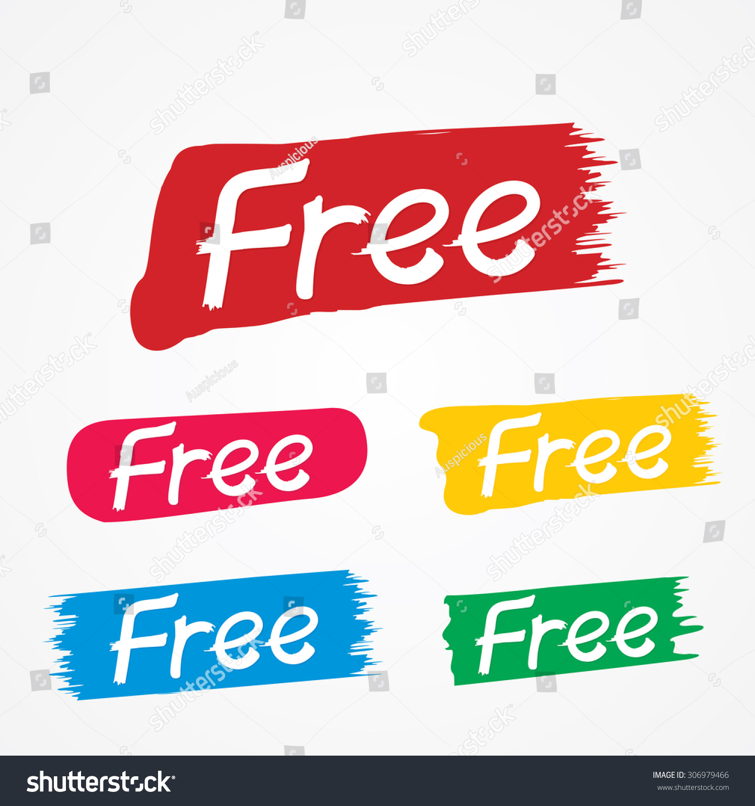 Download Vector Free Tag Free Sign Free Stock Vector Royalty Free 306979466