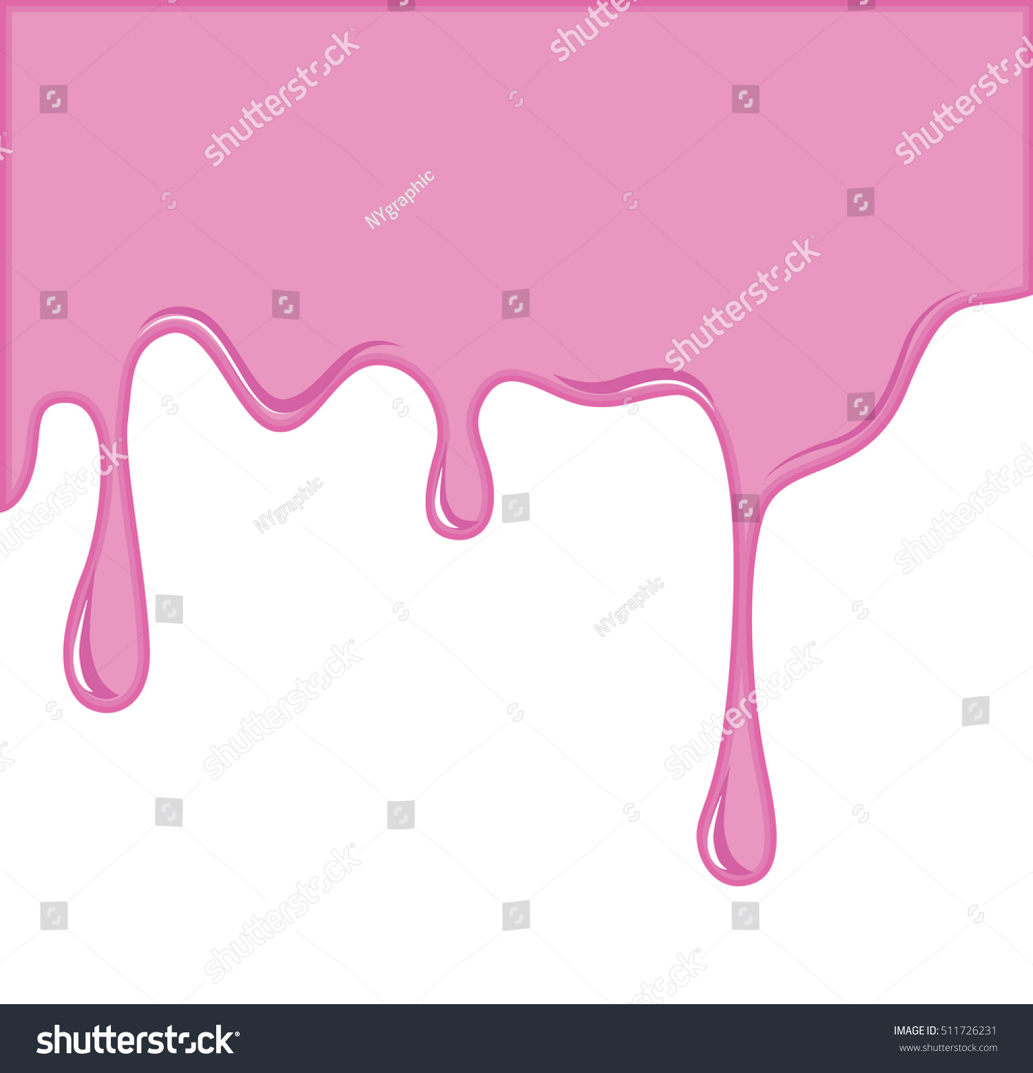 Vector Pink Melt Drop Background Stock Vector (Royalty Free) 511726231