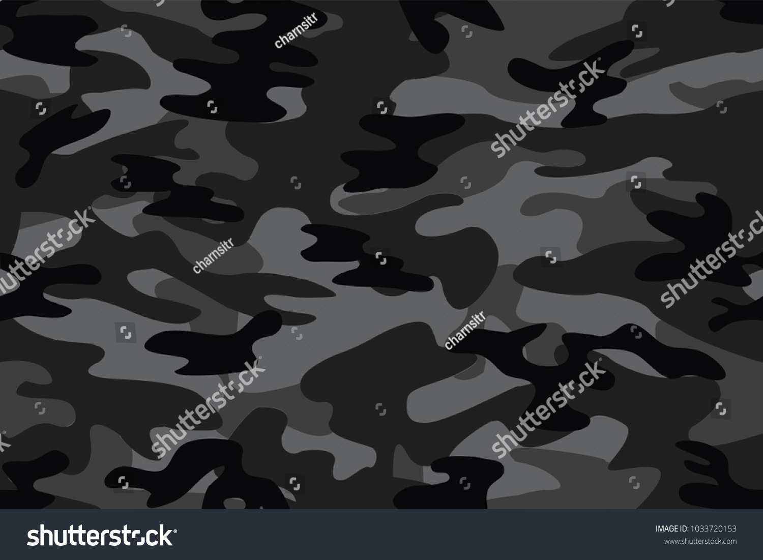 SVG of vector of seamless background of black woodland camouflage svg