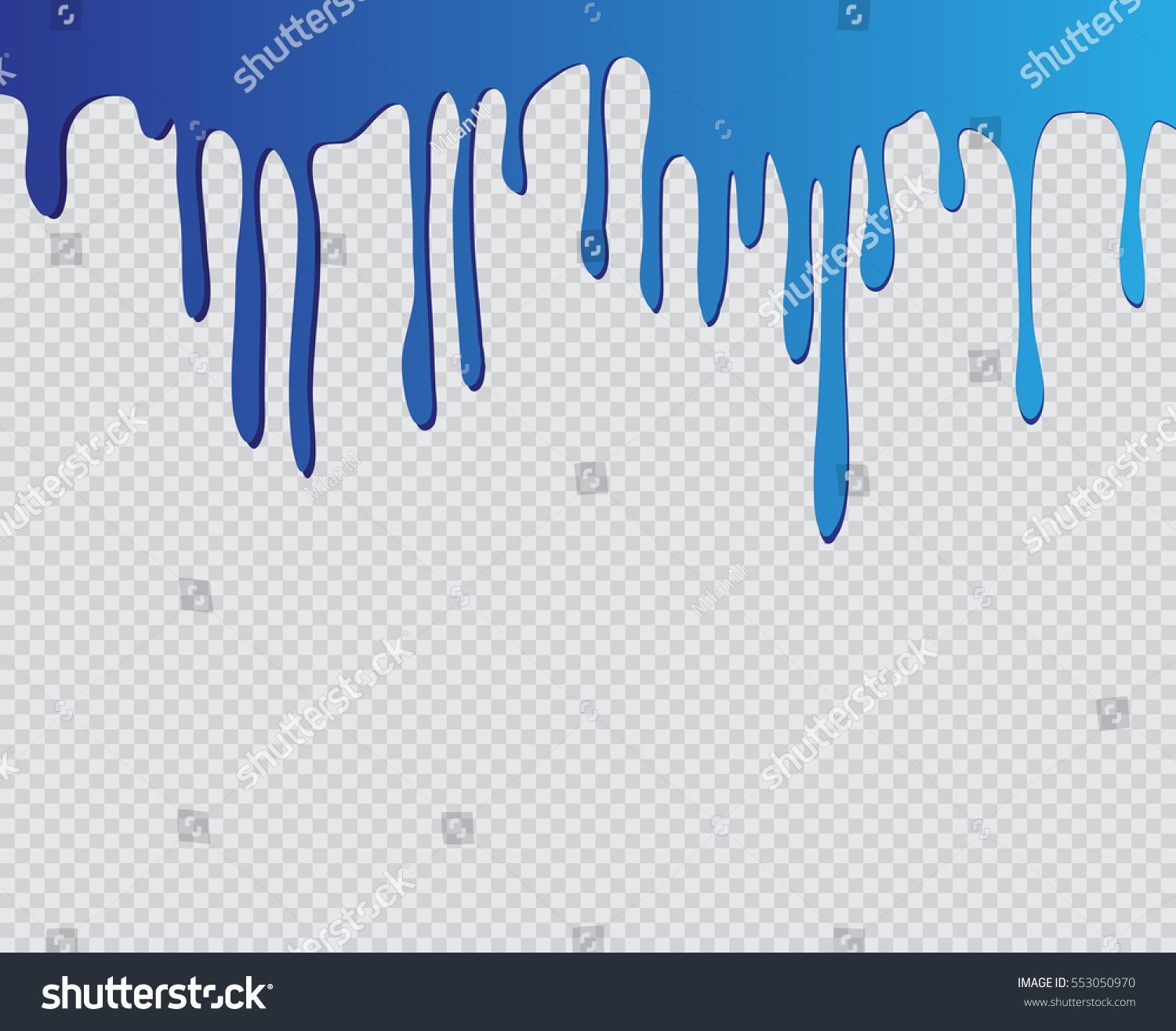Vector Paint Dripping Paint Drips Background Stock Vector (Royalty Free