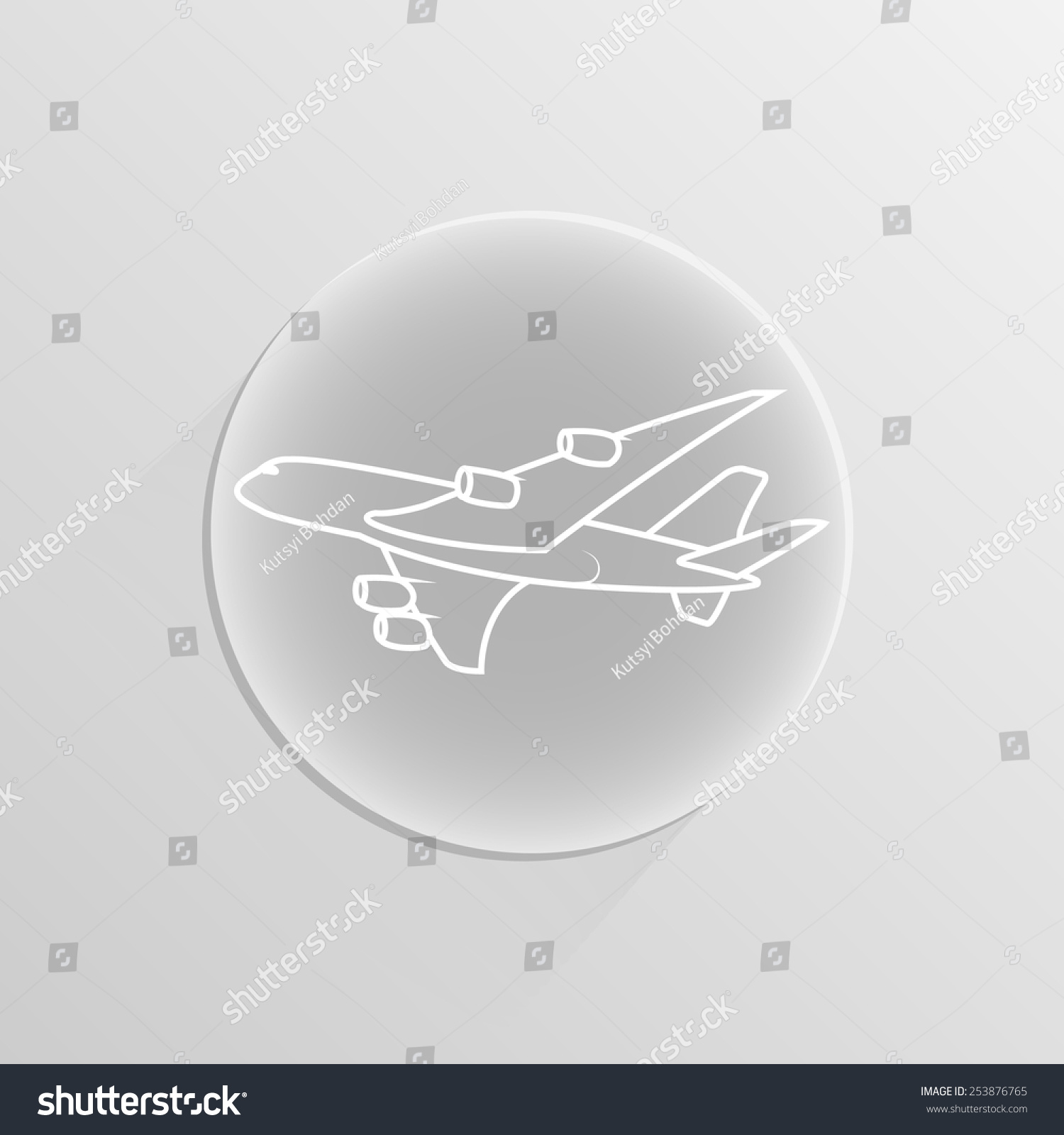 SVG of vector passenger airplane soaring svg