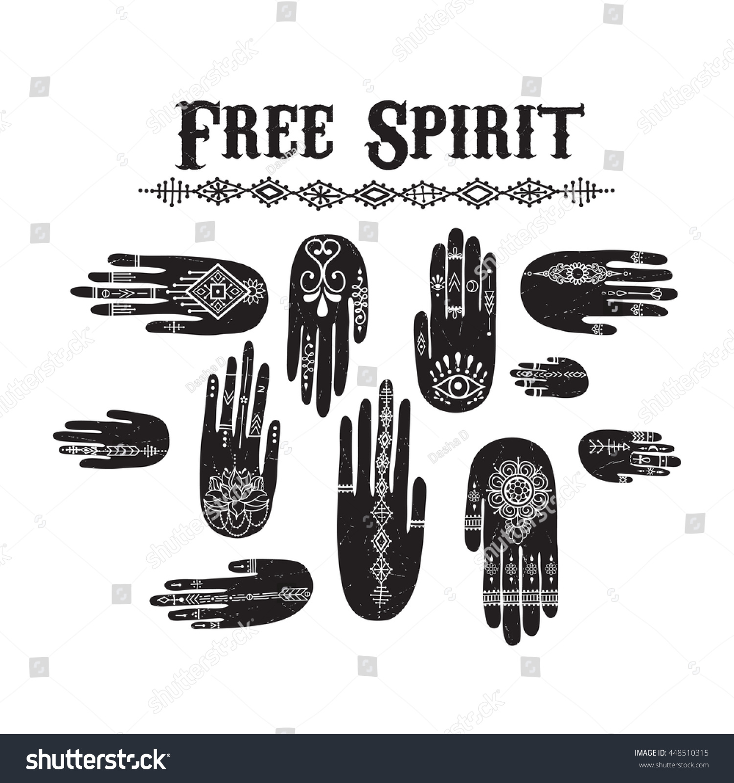 vector pattern henna hands mehndi print stock vector 448510315 vector pattern henna hands mehndi print stock vector 448510315