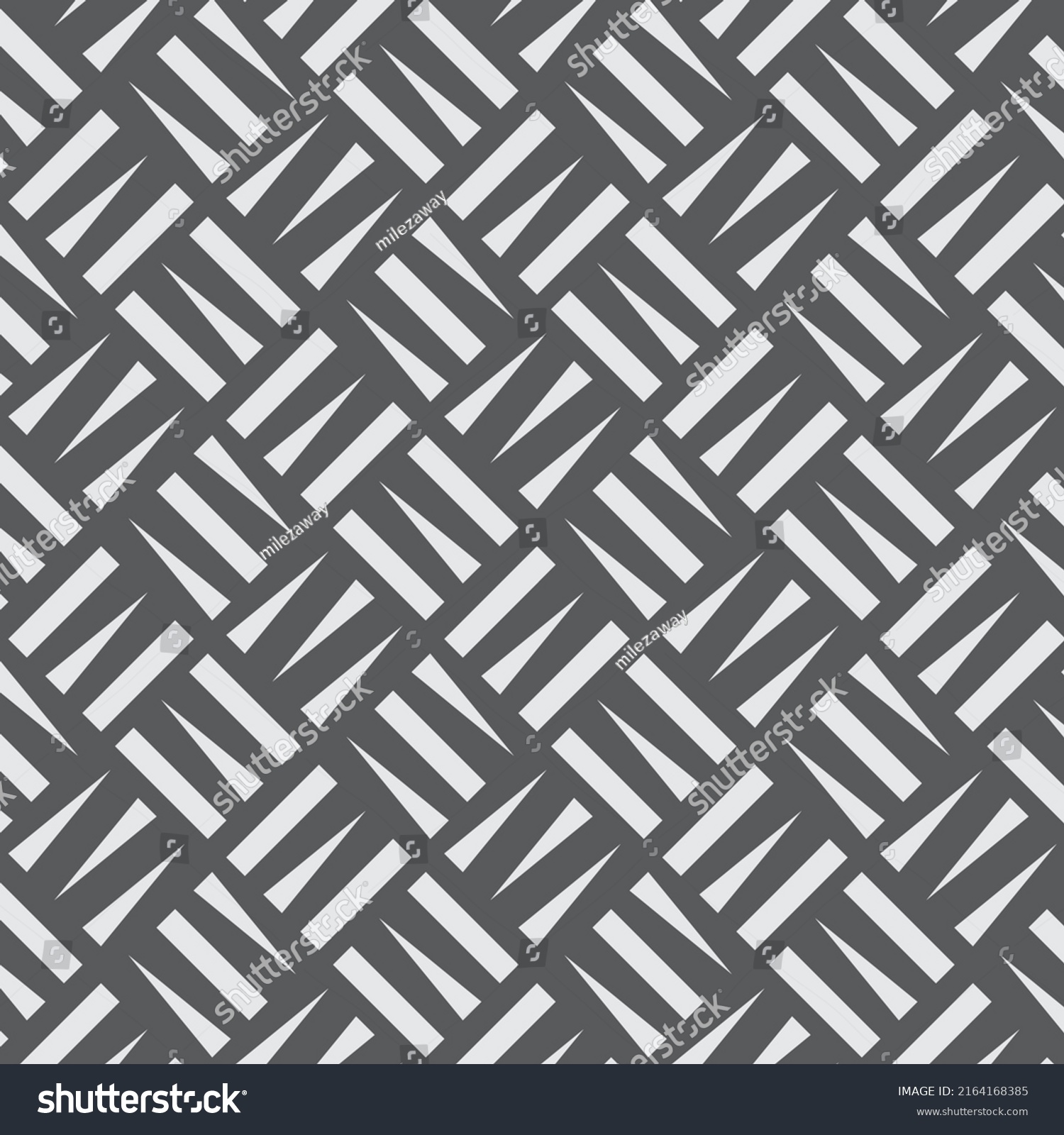 Vector Pattern Repeating Three Triangle Rows Stock Vector (Royalty Free ...