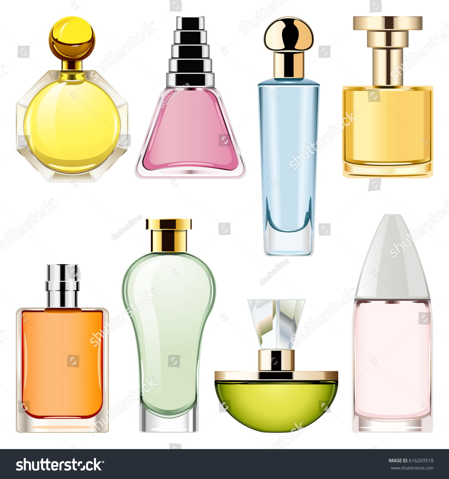 SVG of Vector Perfume Icons Set 2 svg