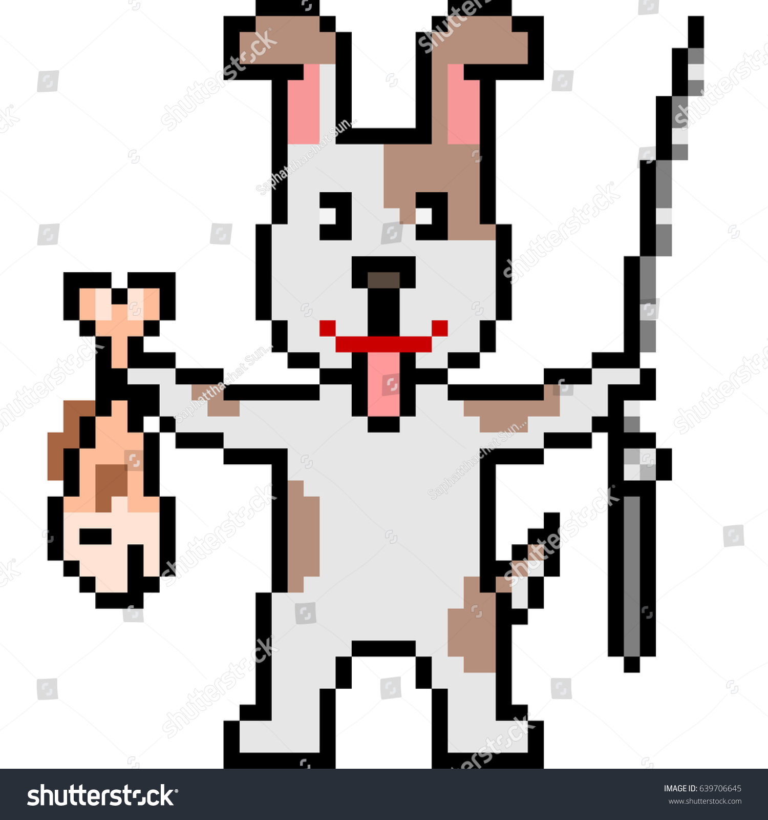 Vector Pixel Art Angler 库存矢量图（免版税）639706645 | Shutterstock