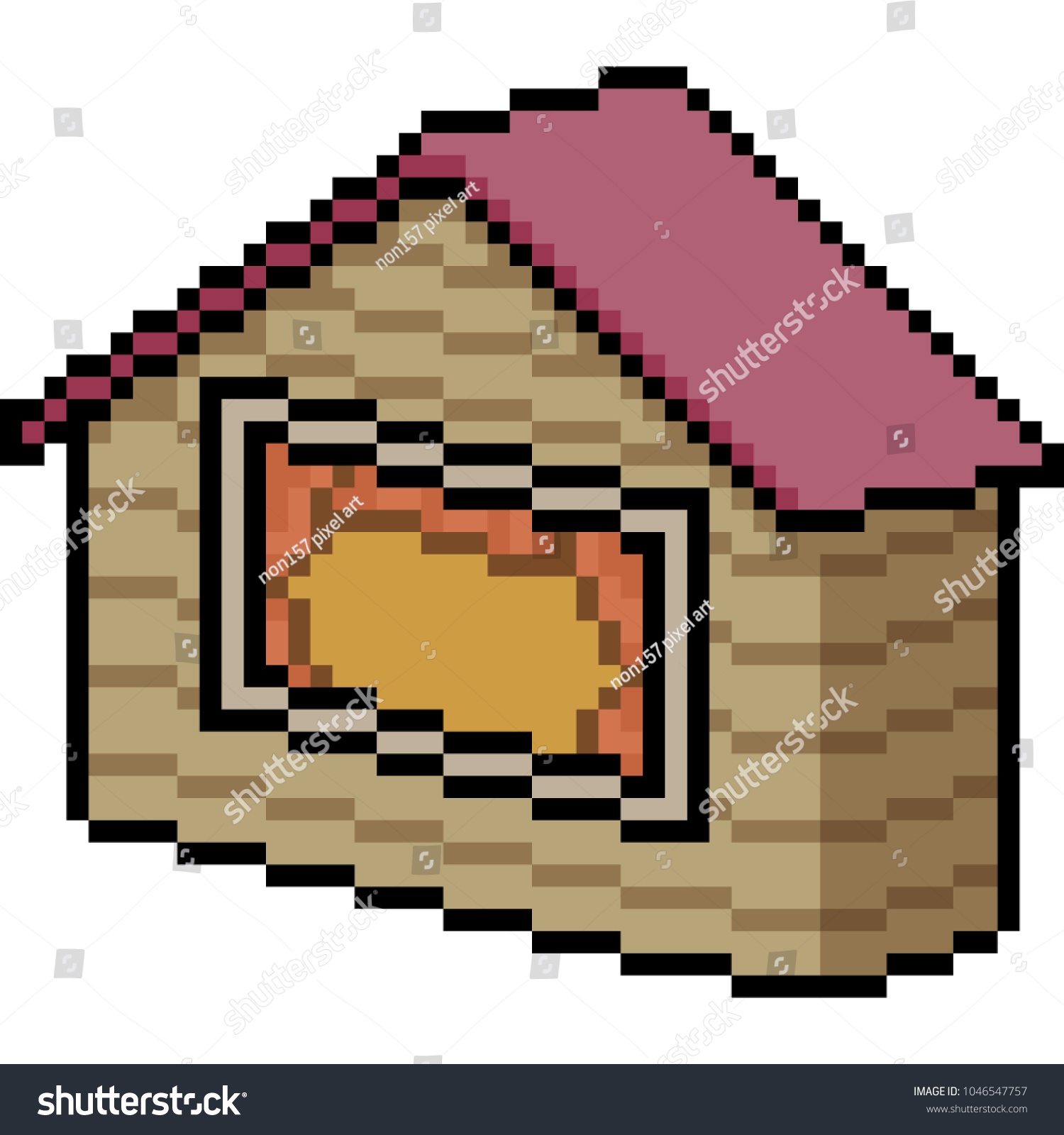 pixel house toy