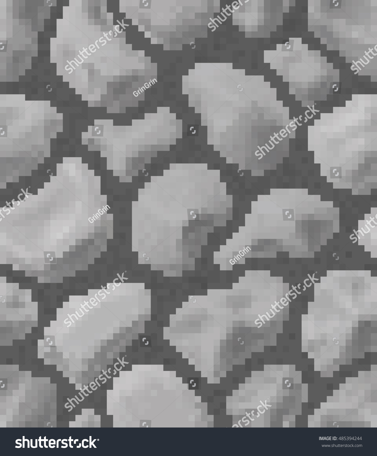 Vector Pixel Art Seamless Stone Texture Image Vectorielle De Stock Libre De Droits