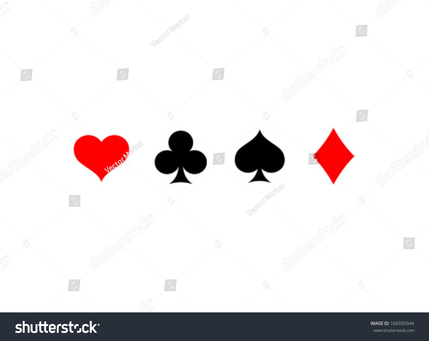 Poker card symbol names