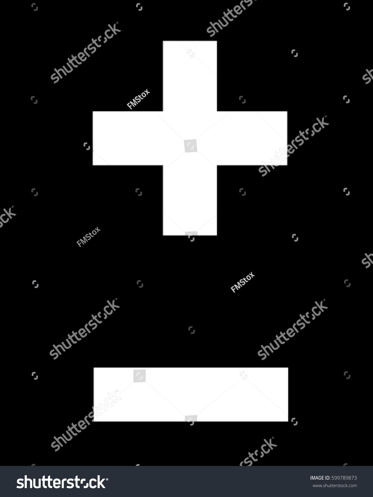 Vector Plus Minus Symbols: เวกเตอร์สต็อก (ปลอดค่าลิขสิทธิ์) 599789873 ...