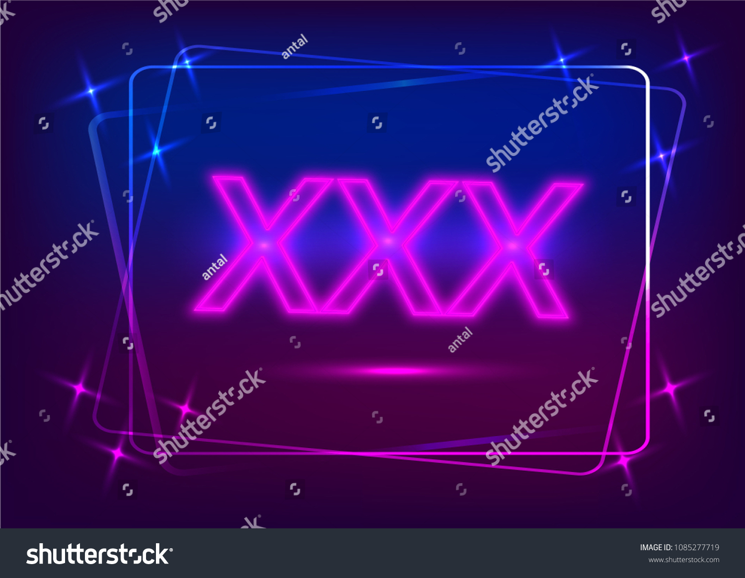 Vector Realistic Isolated Erotic Neon Sign Stock Vector Royalty Free 1085277719 Shutterstock 1187