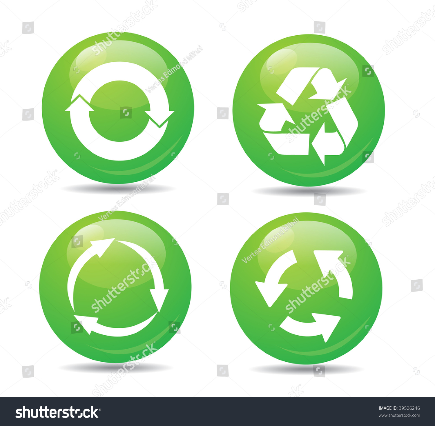 Vector Recycle Signs Stock Vector (Royalty Free) 39526246 | Shutterstock