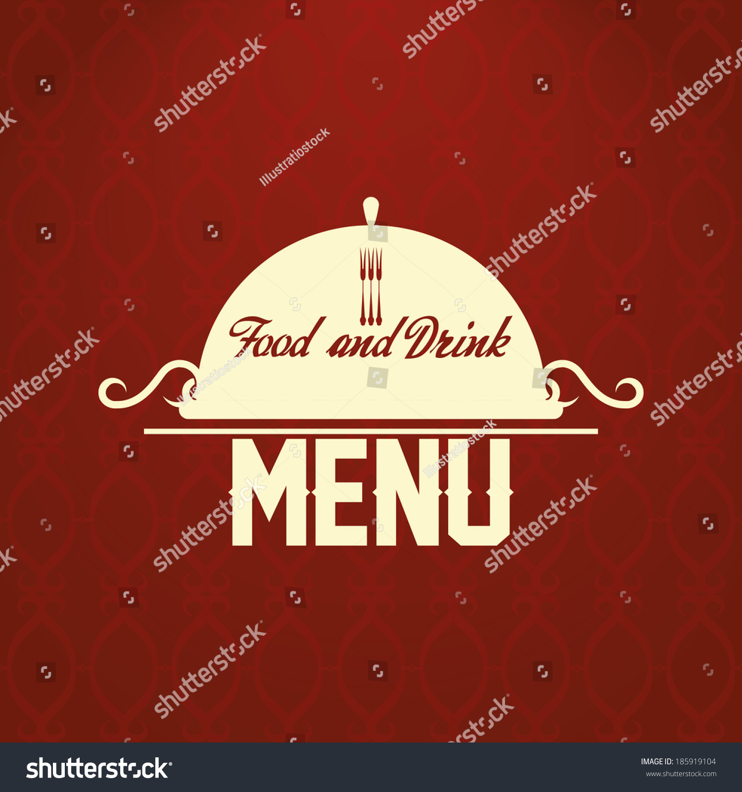 vector restaurant menu card design template stock vector 185919104 vector restaurant menu card design template stock vector 185919104