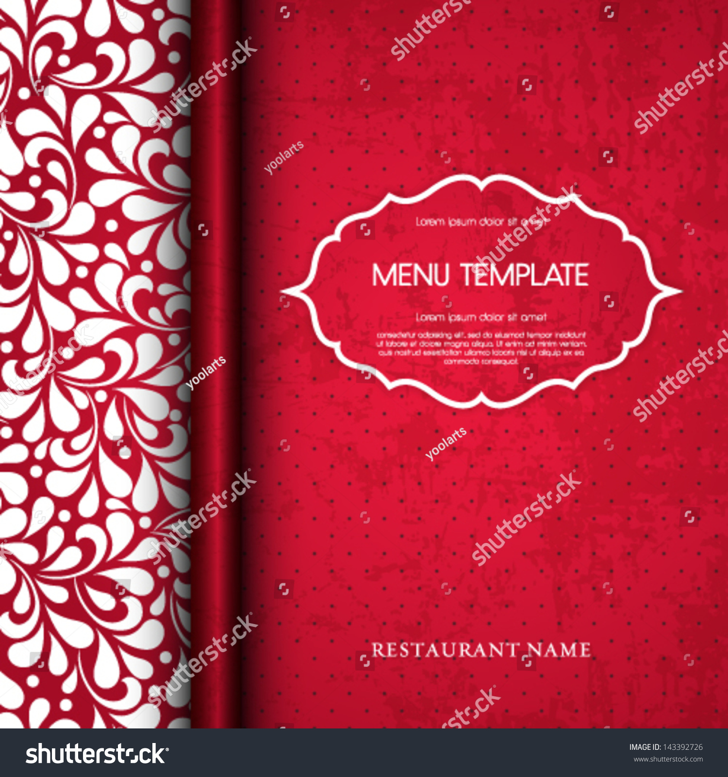 vector restaurant menu cover design stock vector 143392726 vector restaurant menu cover design stock vector 143392726