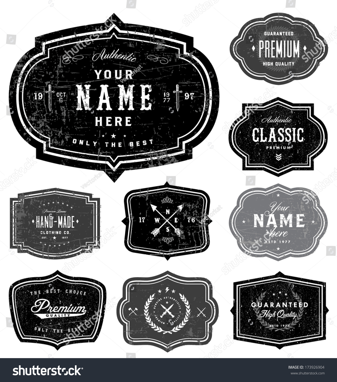 Retro Badge Logos