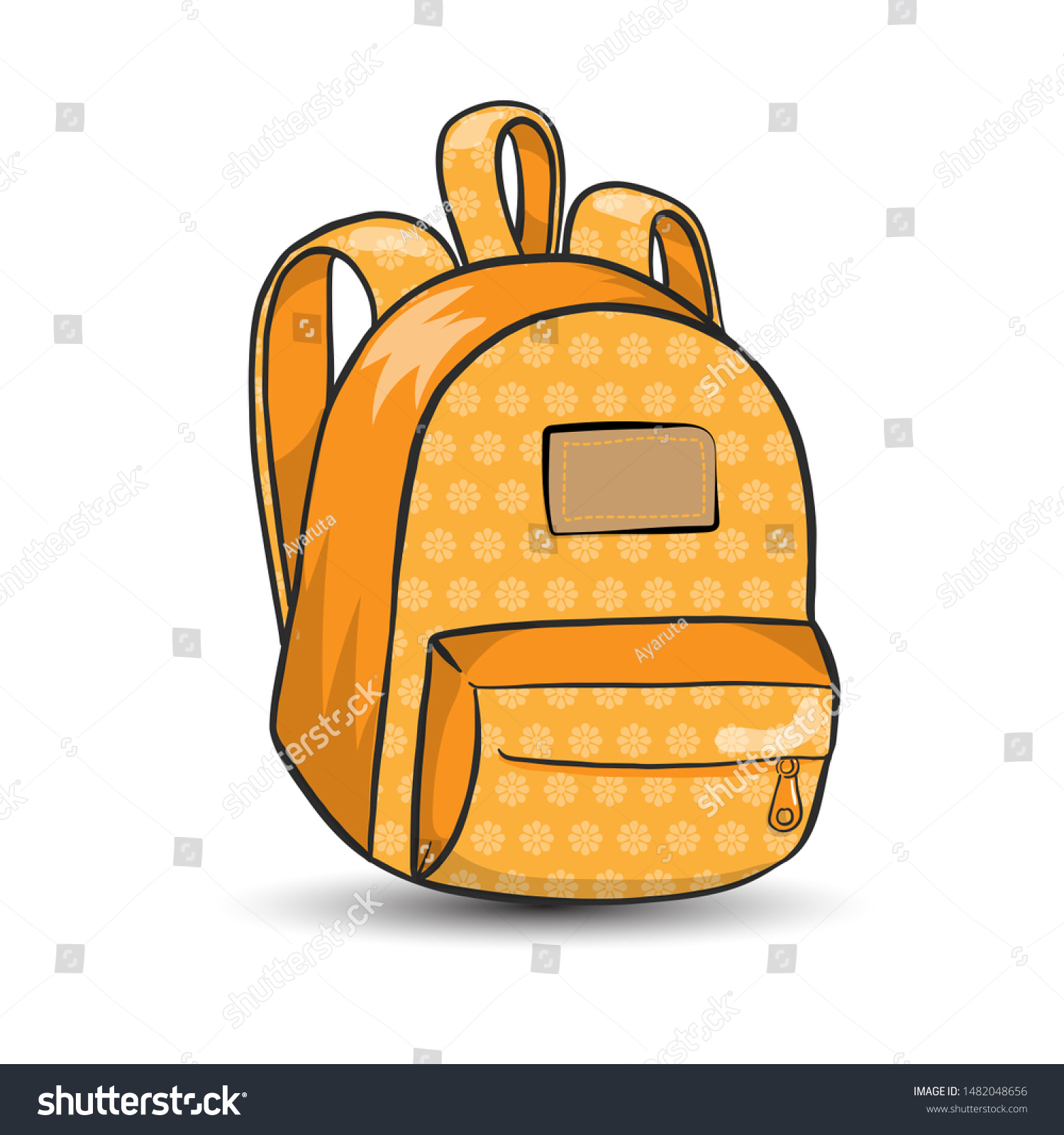 orange college bags