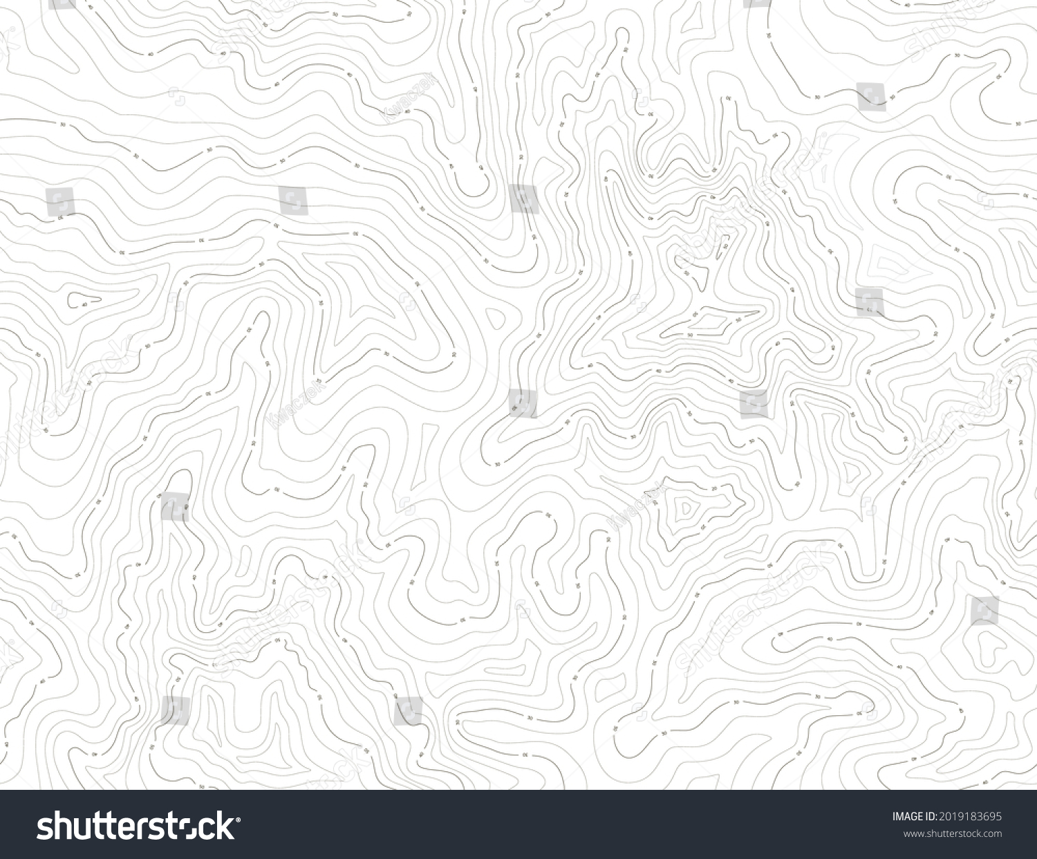 SVG of Vector seamless background with texture topographic contour line, isolines. Map. Isolated on white background. svg