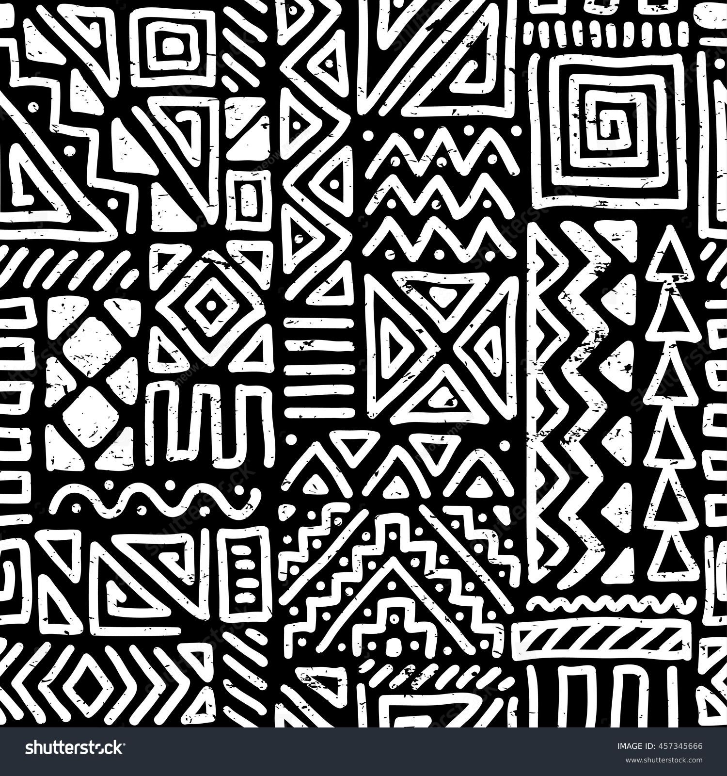 177,614 Black White African Patterns Images, Stock Photos & Vectors ...