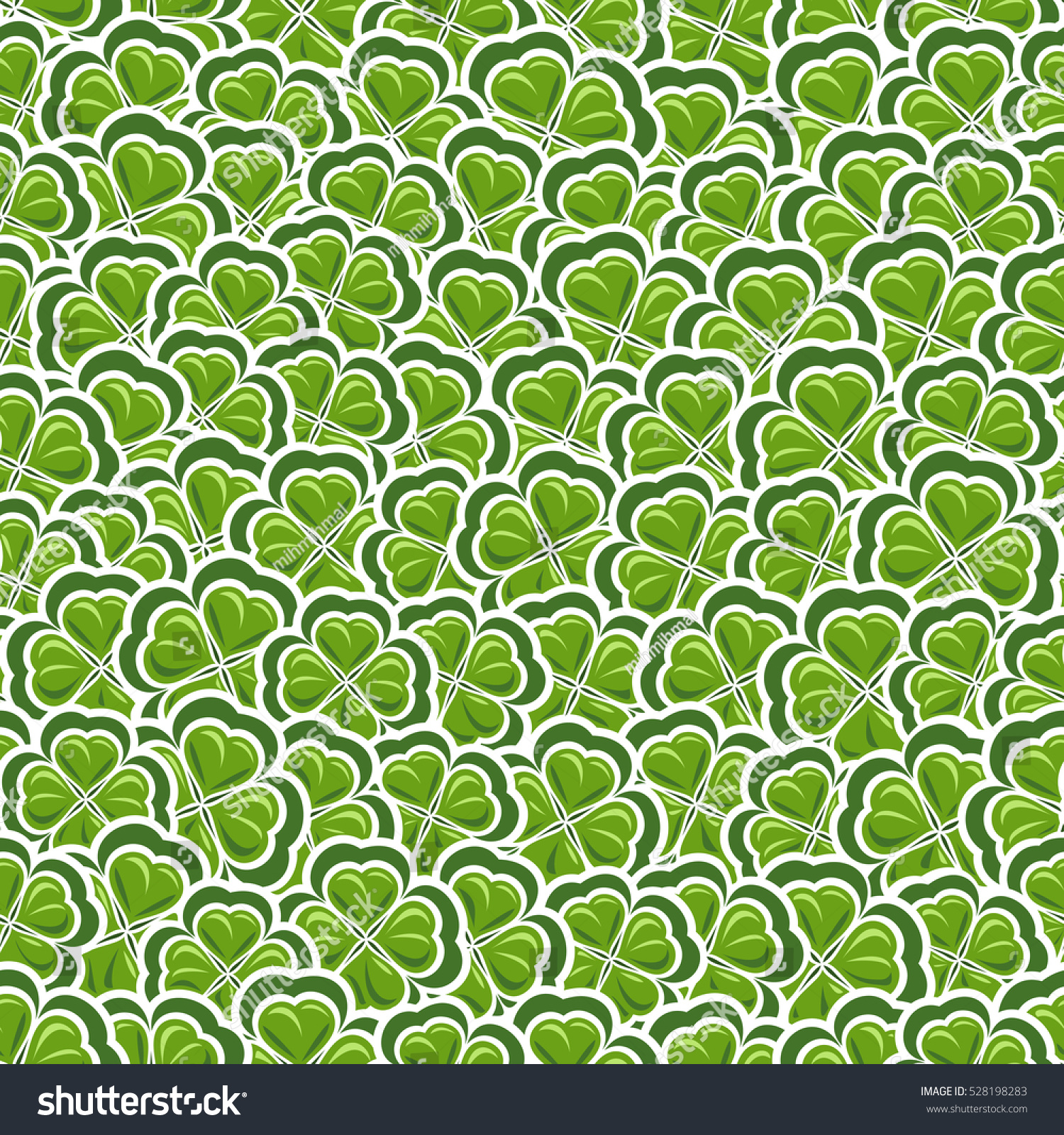 shamrock wrapping paper
