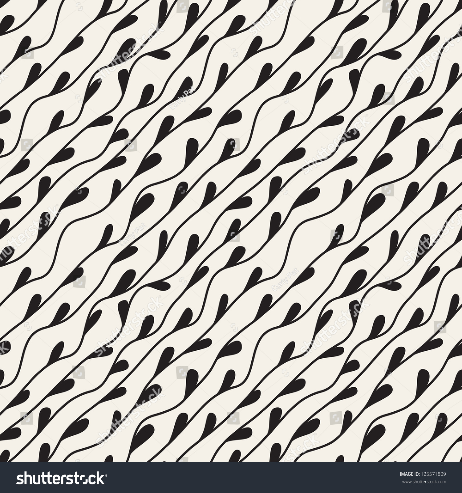 Vector Seamless Pattern. Floral Stylish Background. Graphic Repeating ...