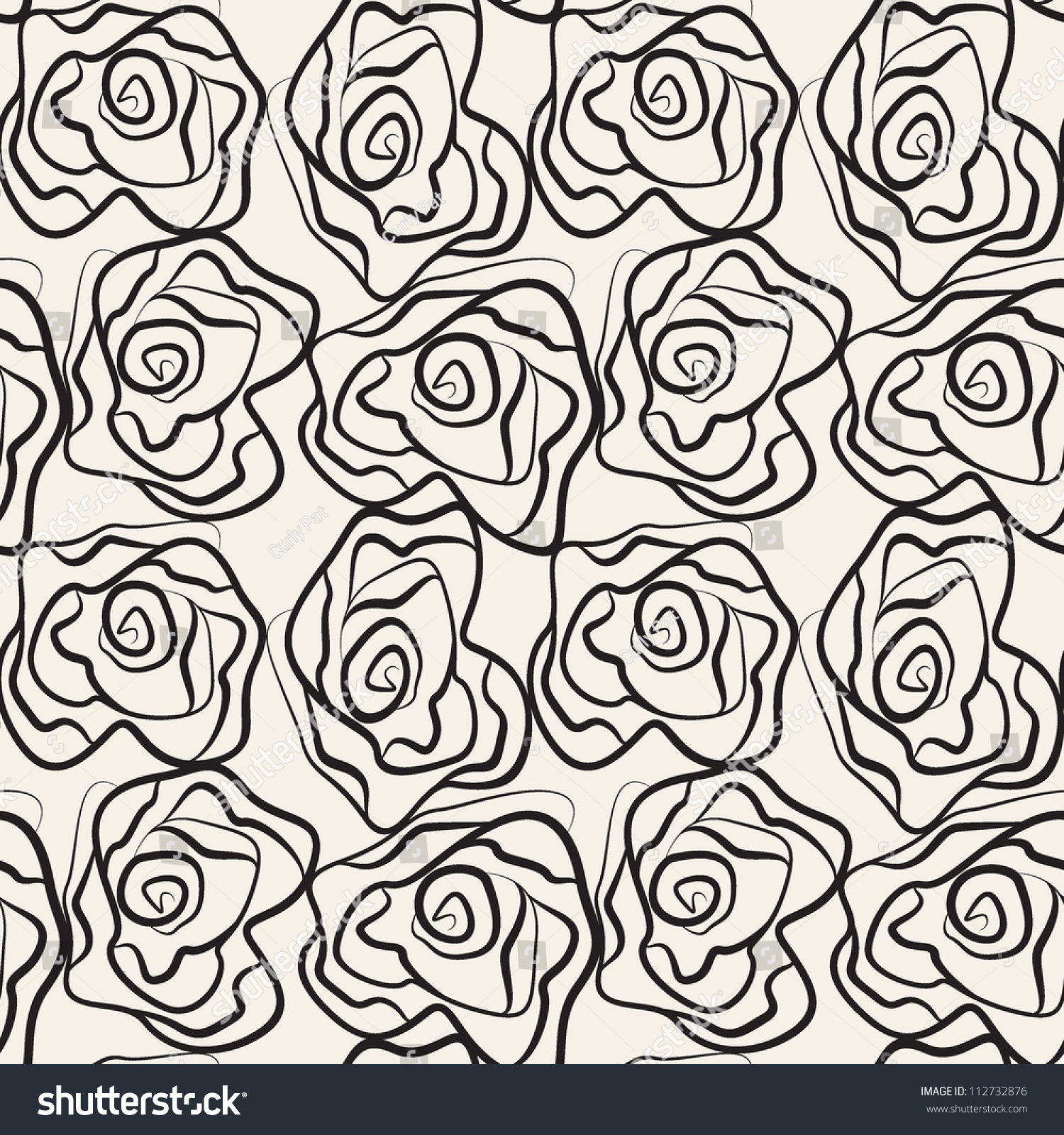 Vector Seamless Pattern. Modern Stylish Texture. Endless Floral ...