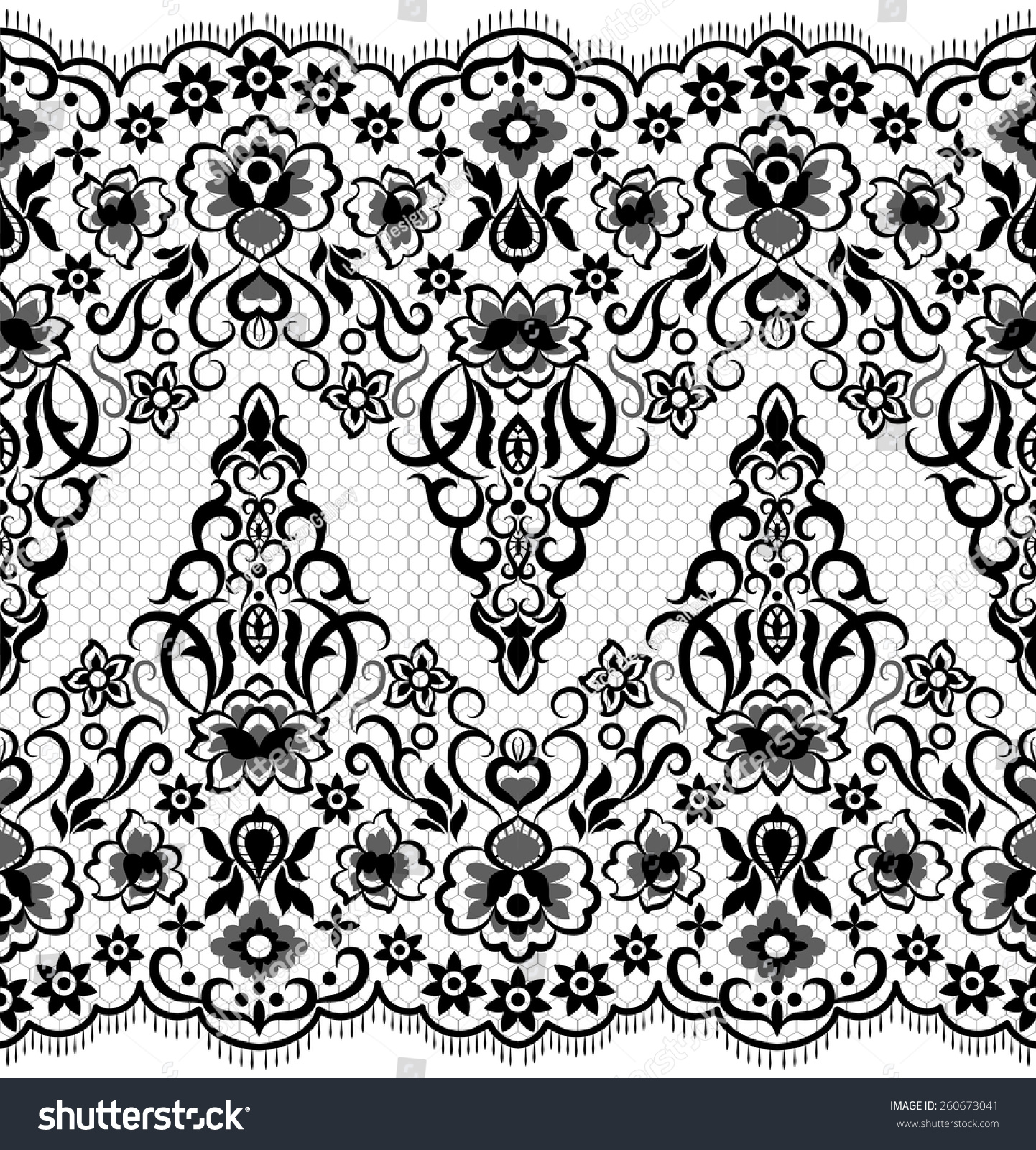 Vector Seamless Pattern. Textile Design - 260673041 : Shutterstock