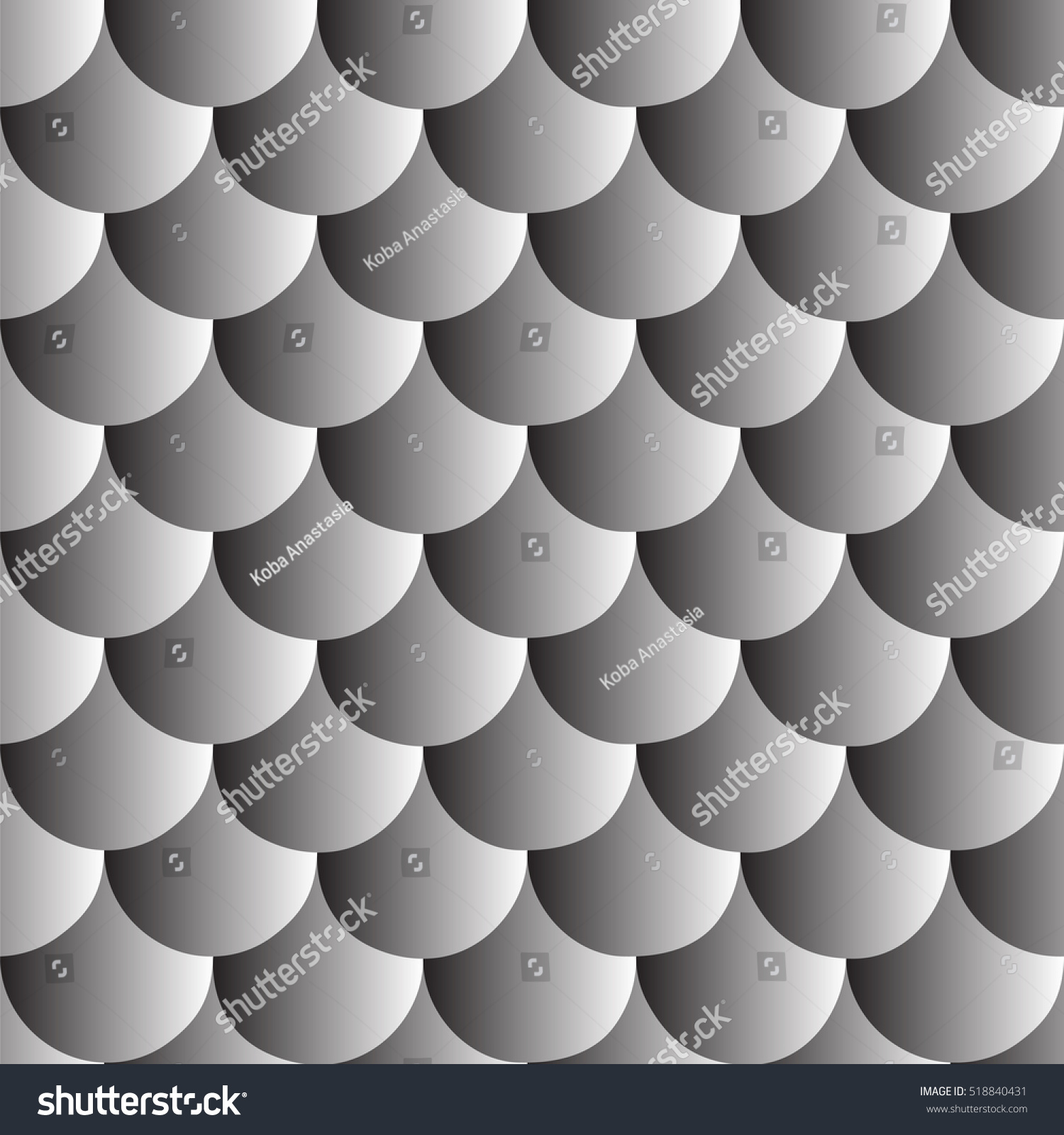 Vector Seamless Pattern With Fish Scales - 518840431 : Shutterstock