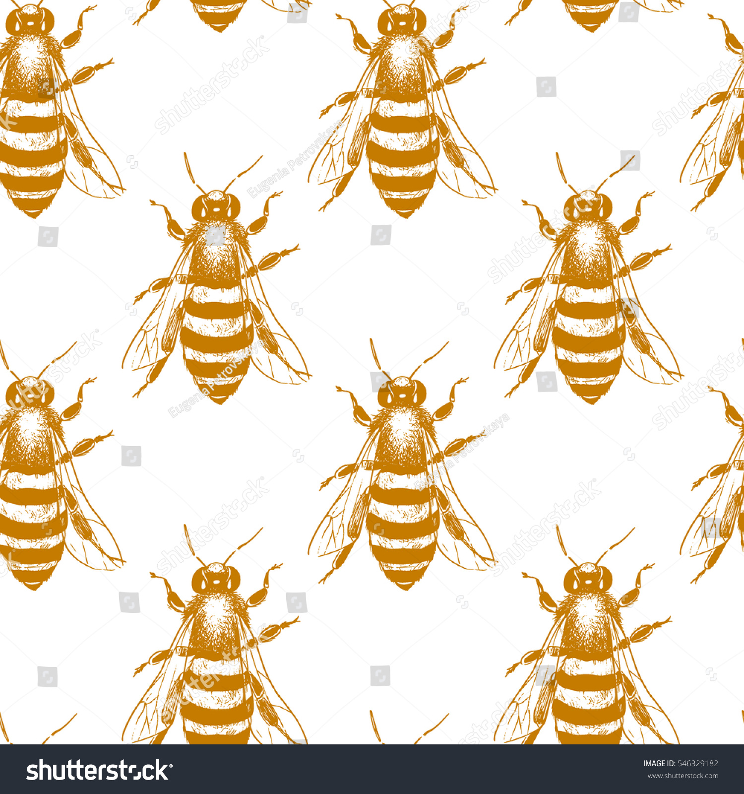 Vector Seamless Pattern Hand Drawn Honey Stock Vector Royalty Free 546329182 Vector Seamless Pattern Hand Drawn Honey Stock Vector Royalty Free 546329182
