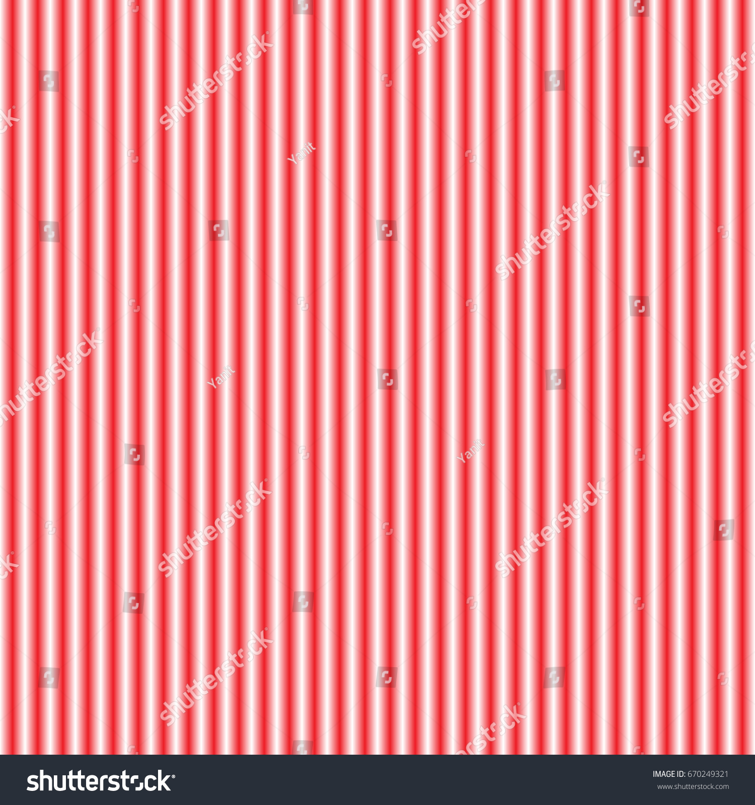 Vector Seamless Red White Vertical Stripes Stock Vector Royalty Free