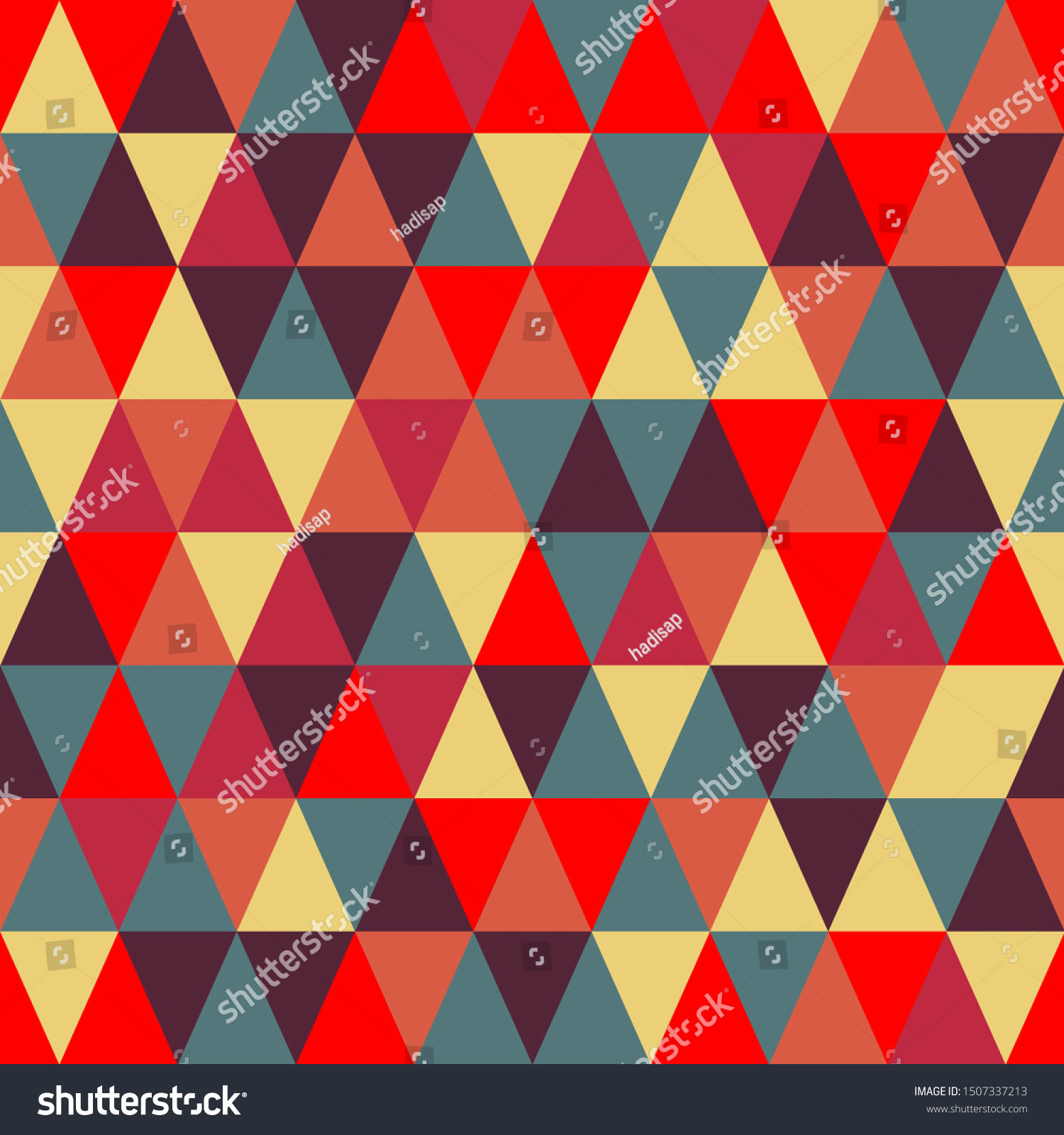 Vector Seamless Triangle Pattern Background Stock Vector Royalty Free 1507337213 Shutterstock 3826