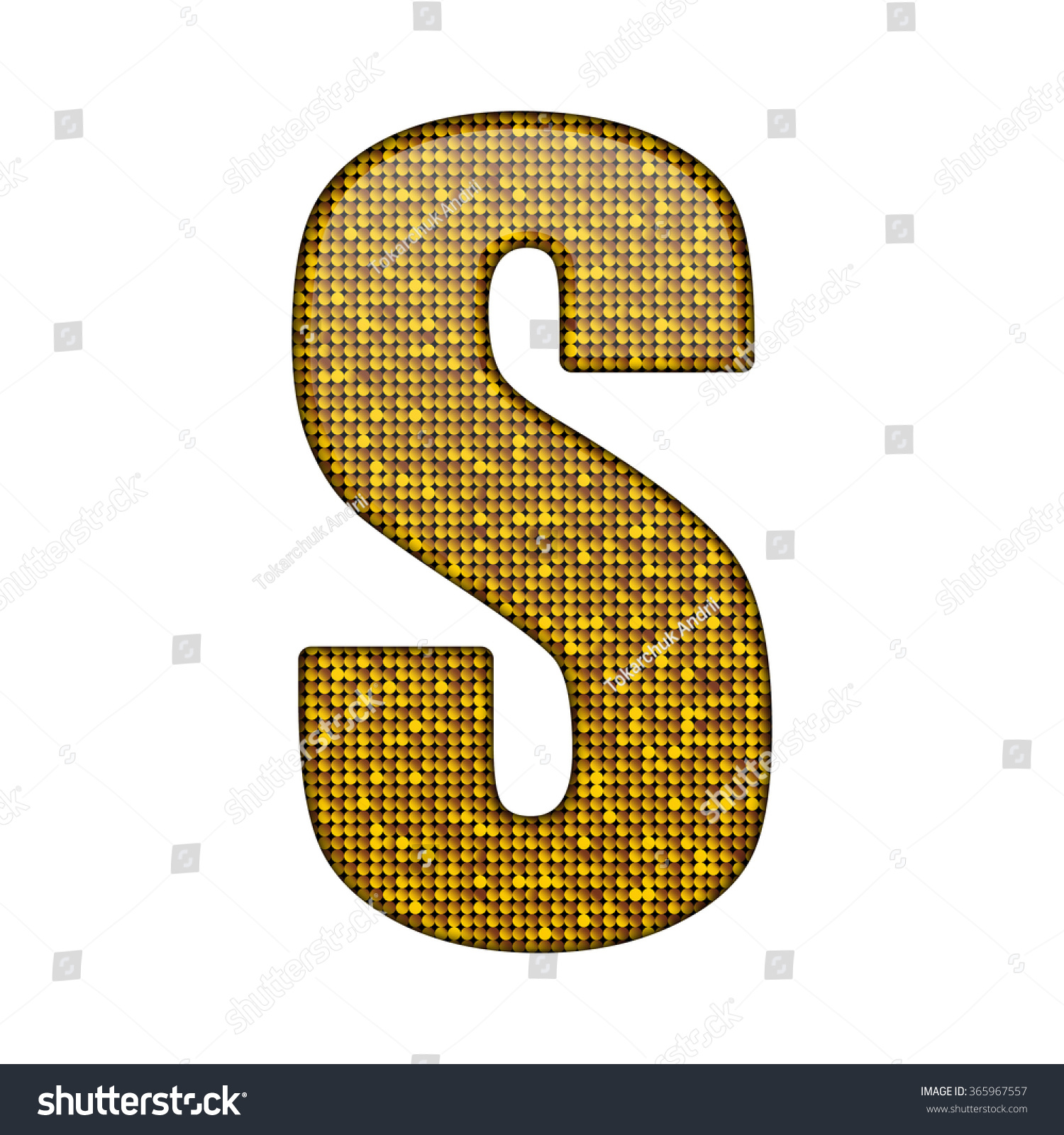 Vector Sequins Letter S Glitter Font Stock Vector Royalty Free 365967557 Shutterstock